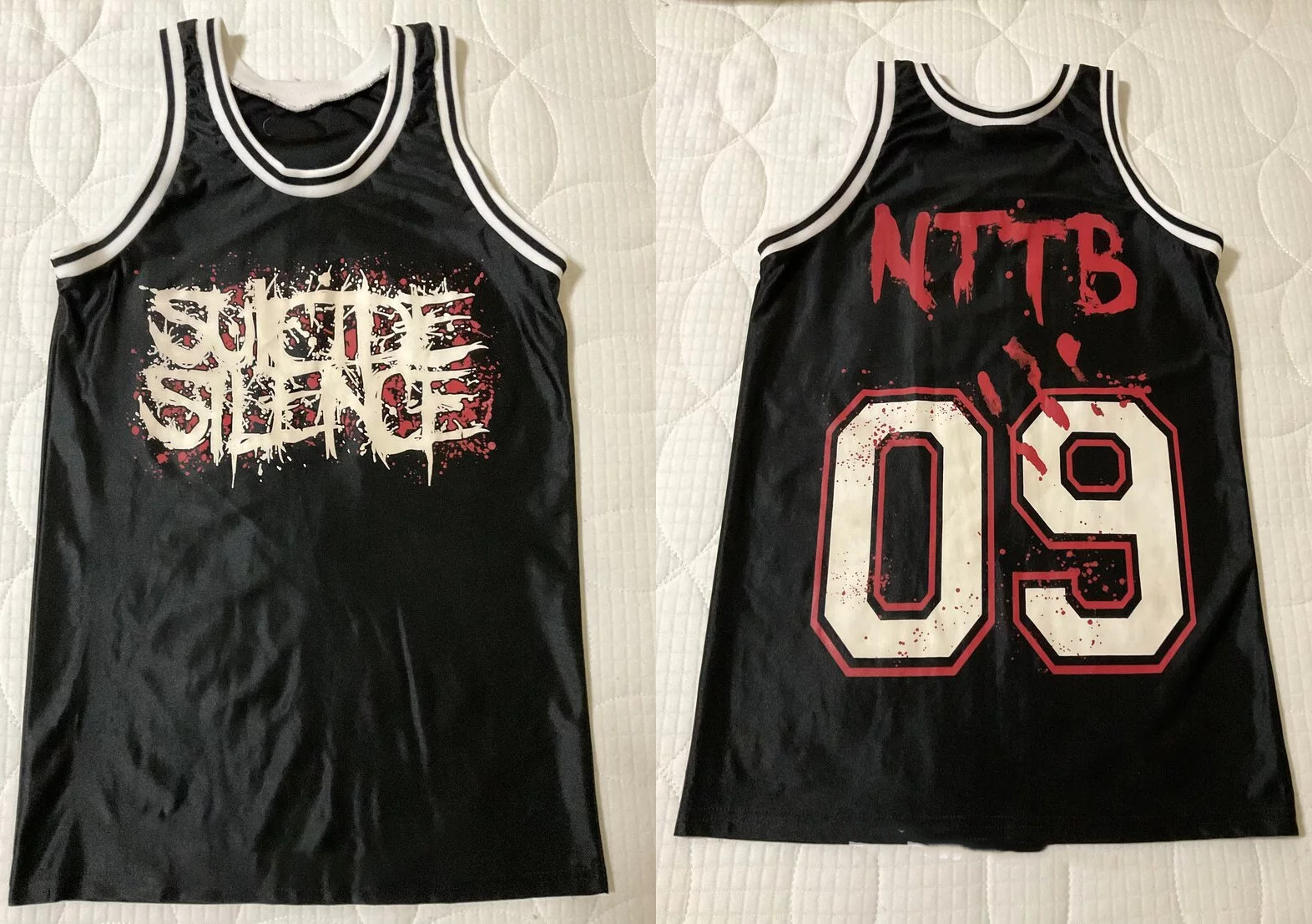 SUICIDE SILENCE No time to beed BASKETBALL Jersey Unisex S-6XL EM1672 SUICIDE SILENCE No time to beed BASKETBALL Jersey Unisex S-6XL EM1672