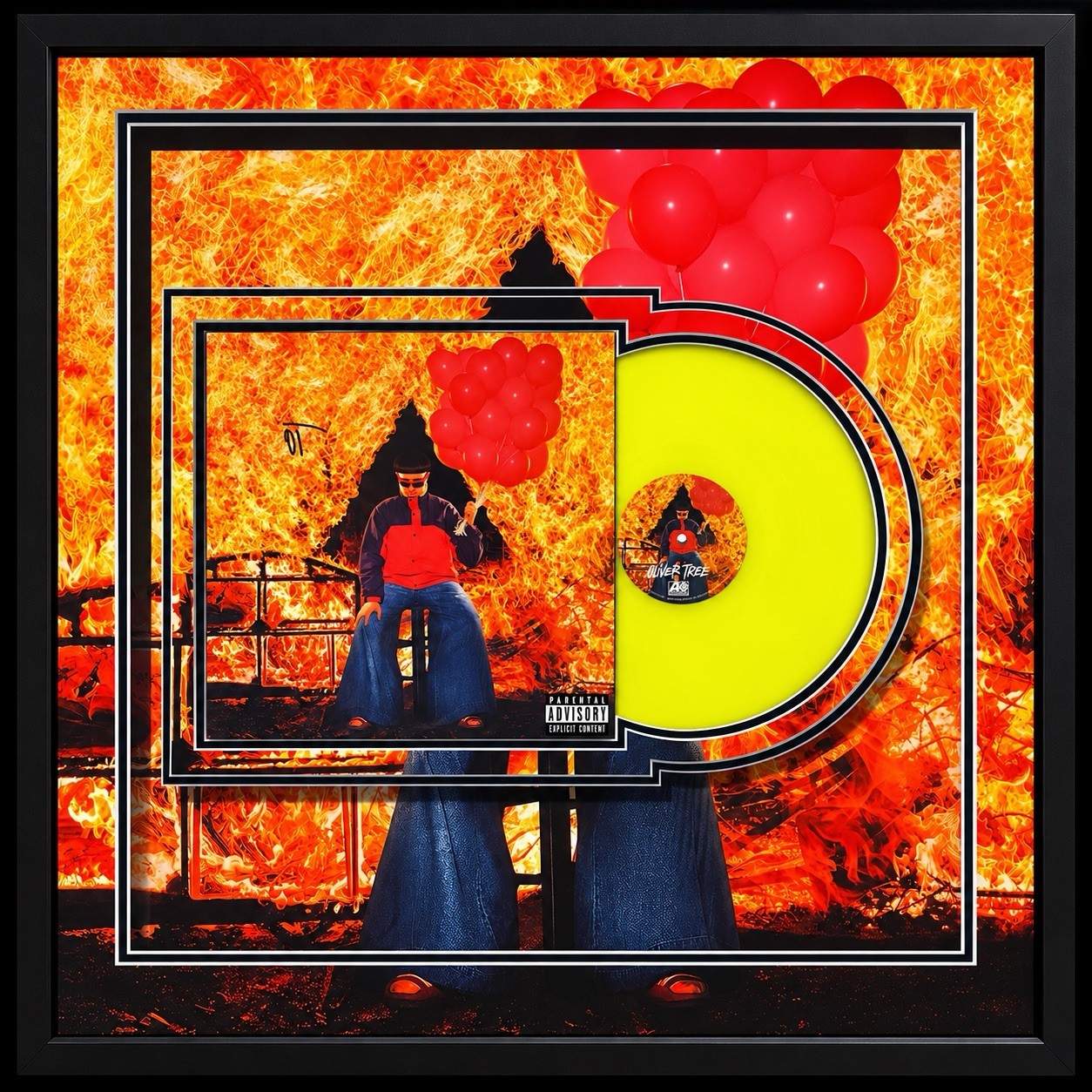 OLIVER TREE Signed + 3D Framed - Sealed - Yellow - Ugly Is Beautiful Vinyl OLIVER TREE Signed + 3D Framed - Sealed - Yellow - Ugly Is Beautiful Vinyl