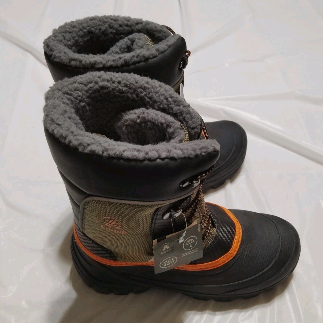 Kamik Kids Luke3 Winter Snowboots Boys Size 6 New Kamik Kids Luke3 Winter Snowboots Boys Size 6 New