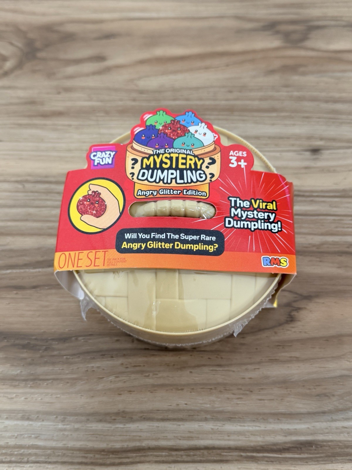 Sealed ⭐️REAL⭐️ RMS Mystery Dumpling Angry Glitter Edition Squishy Bun