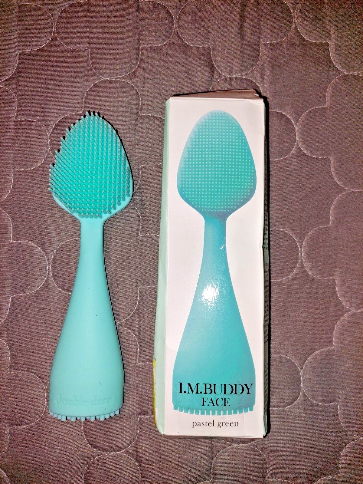 Double Dare I.M. Buddy Face Eco flexible silicone bristles gently,Cleanser green Double Dare I.M. Buddy Face Eco flexible silicone bristles gently,Cleanser green