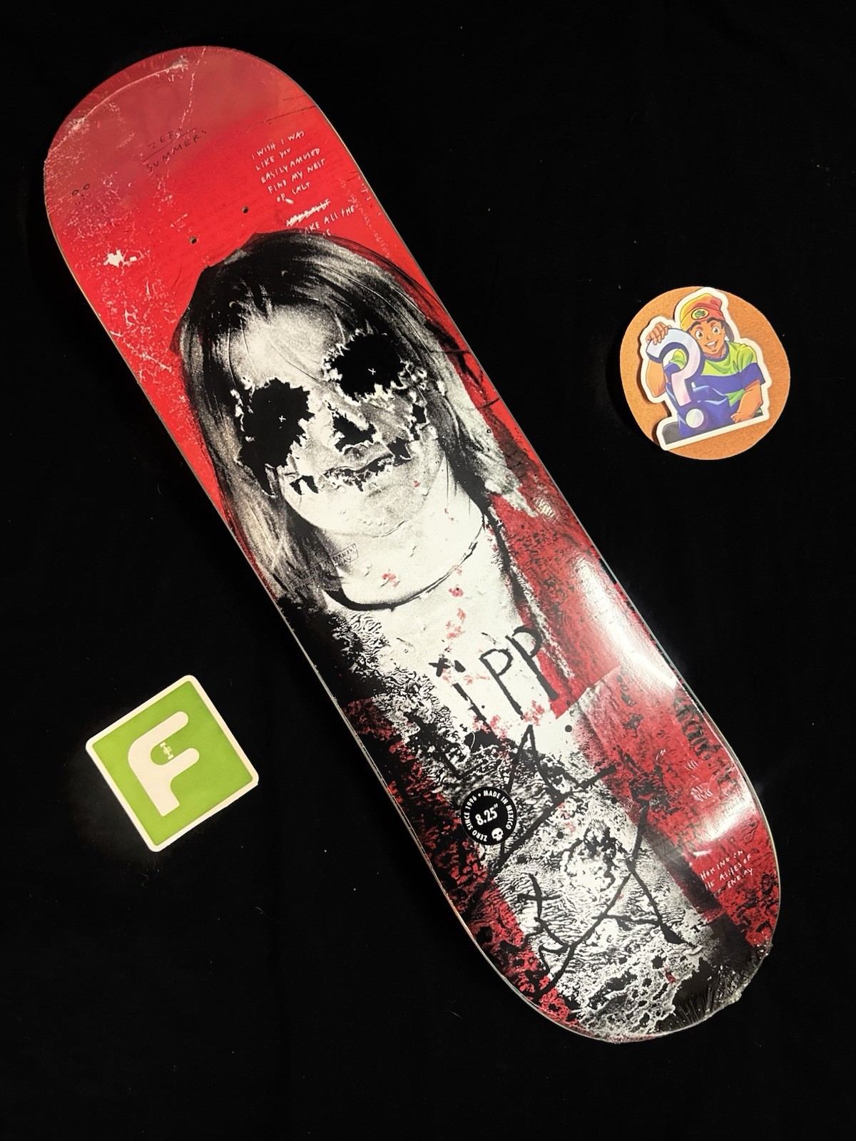 RARE Kurt Cobain 27 Club Summers Zero Skateboard Deck Pro Model In Shrink