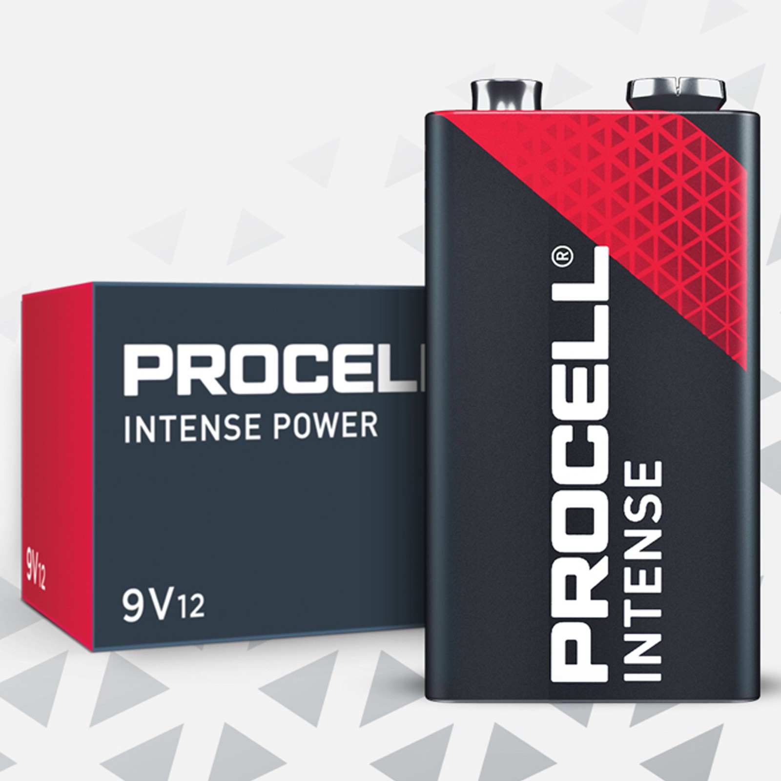12pc Duracell PROCELL Intense Power PX1604 9V High Performance Alkaline 12pc Duracell PROCELL Intense Power PX1604 9V High Performance Alkaline