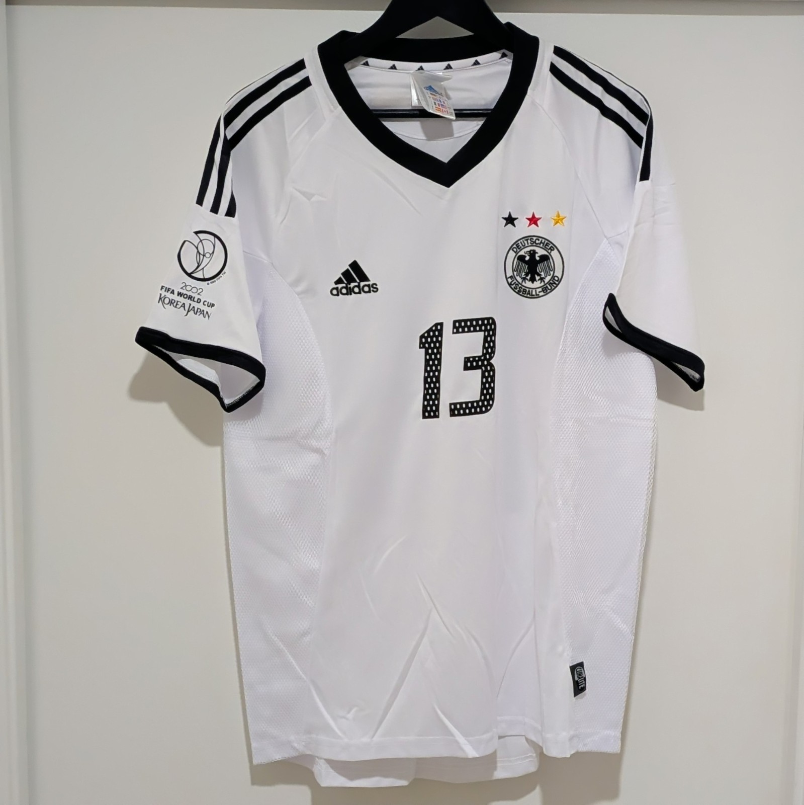 Germany Michael Ballack 2002 World Cup Retro Jersey Men's L