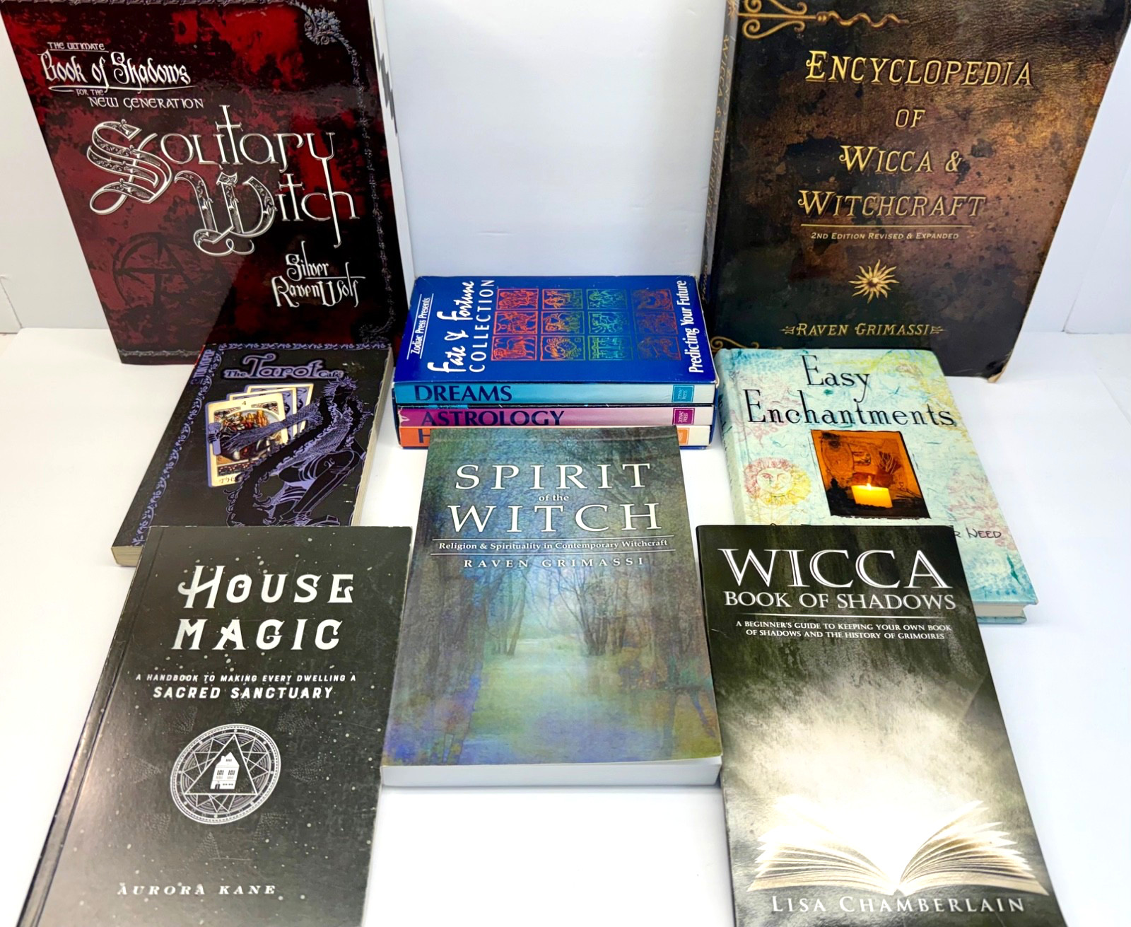 Occult Book Lot Wicca Solitary Witch Encyclopedia Witchcraft Magic Spells Dreams Occult Book Lot Wicca Solitary Witch Encyclopedia Witchcraft Magic Spells Dreams