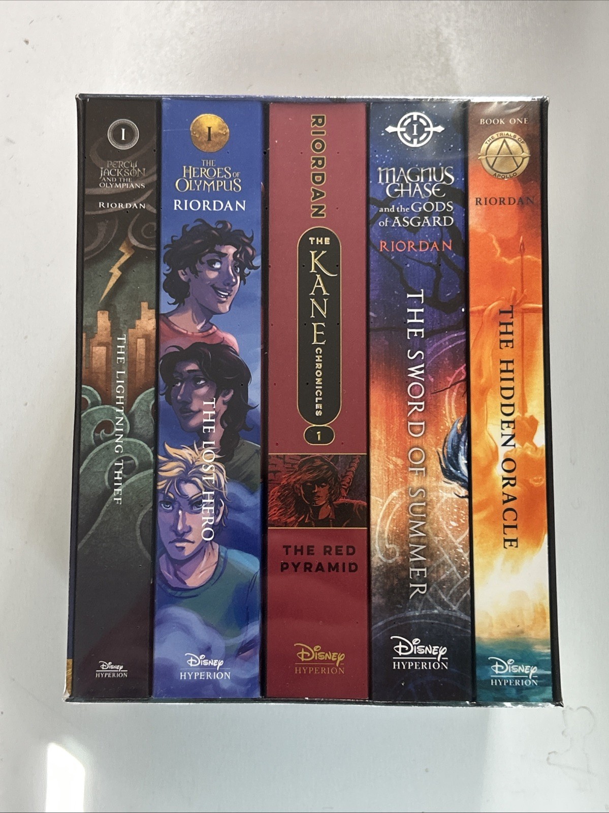Read Riordan Rick Riordan Paperback Novel 5 Book Box Set Collection New Sealed