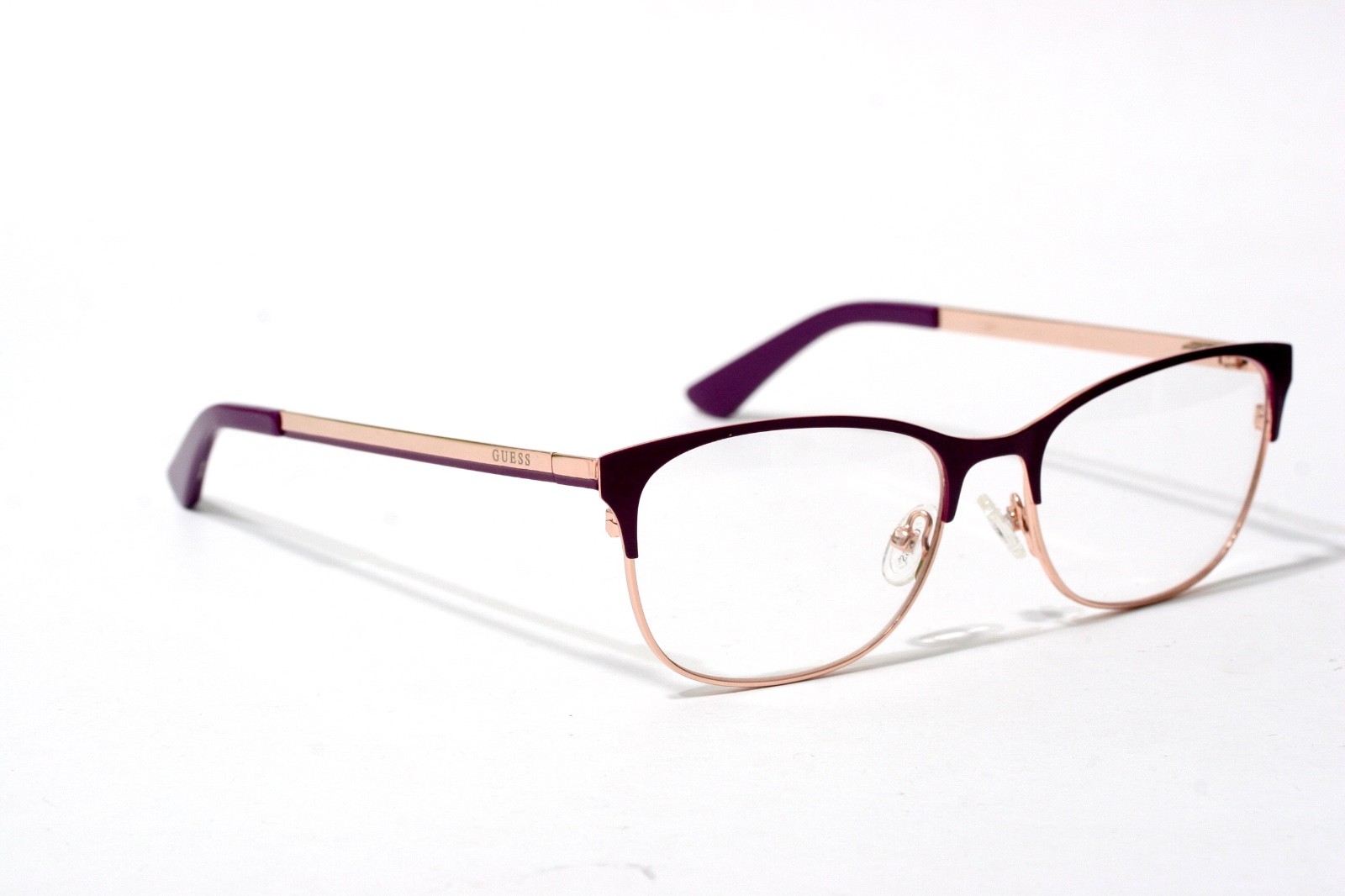 Womens GUESS GUWO2230 Purple Designer Fashion 52-17-140 eyeglasses E108