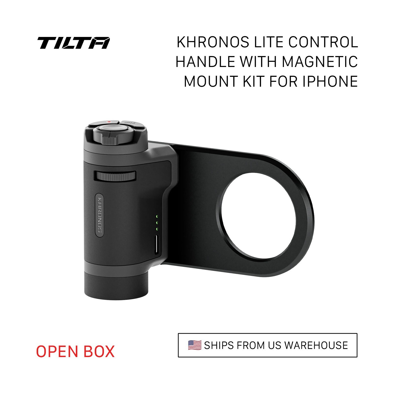 Tilta Khronos Lite Control Handle with Magnetic Mount Kit for iPhone  (Open Box)