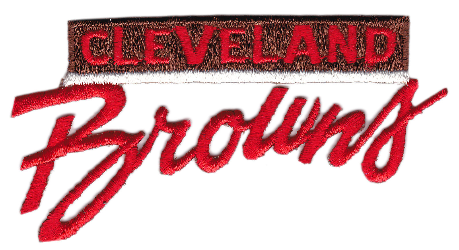 CLEVELAND BROWNS NFL FOOTBALL VINTAGE 4.25\