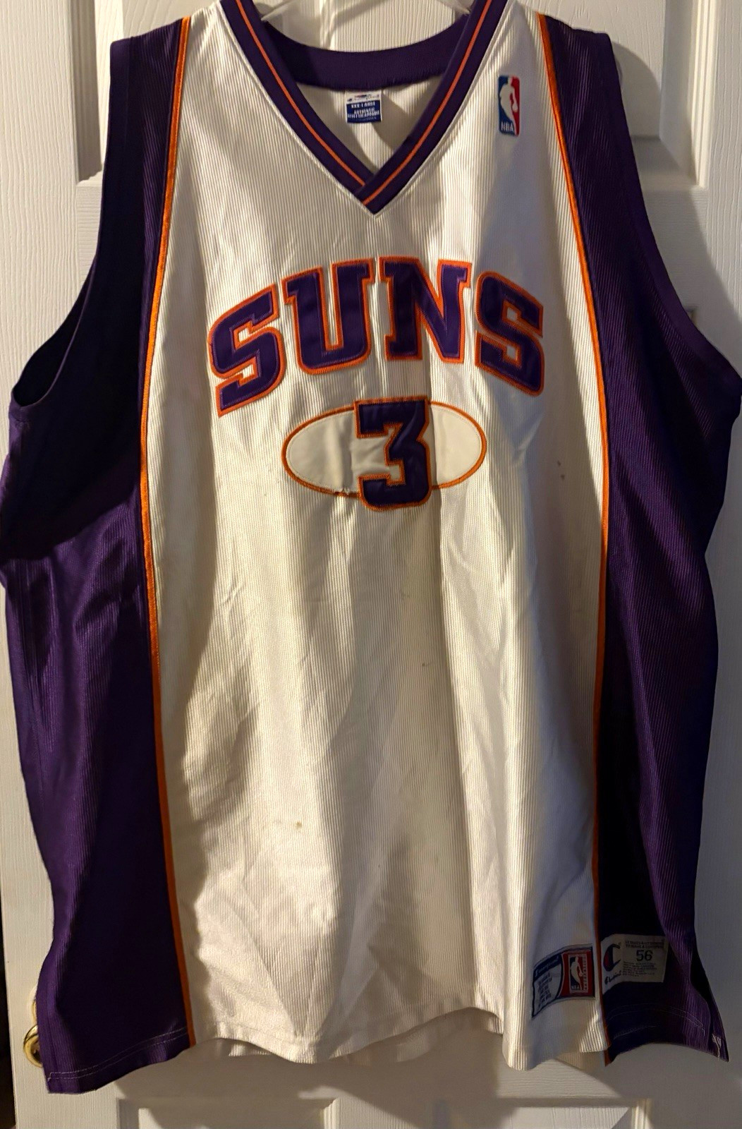 Phoenix Suns Stephon Marbury #3 NBA Basketball Jersey 56 3XL READ Description 