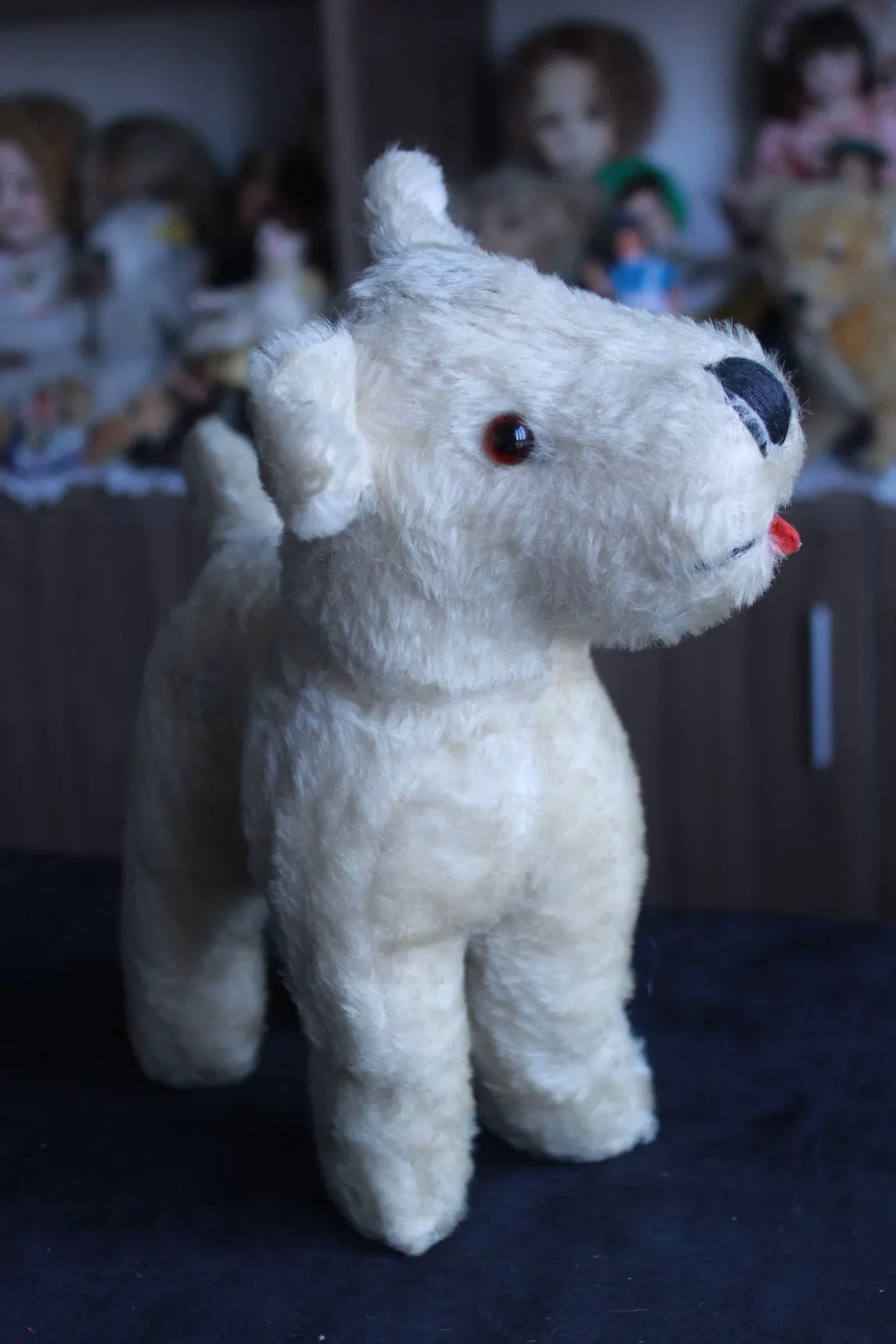200926-toy-37 Steiff Antique Mohair Plush Dog Puppy Vintage Germany Toy 200926-toy-37 Steiff Antique Mohair Plush Dog Puppy Vintage Germany Toy