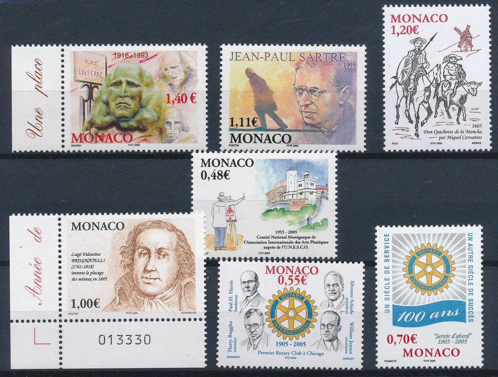 [20.235] Monaco : After 2000 - Good Lot Very Fine MNH Stamps