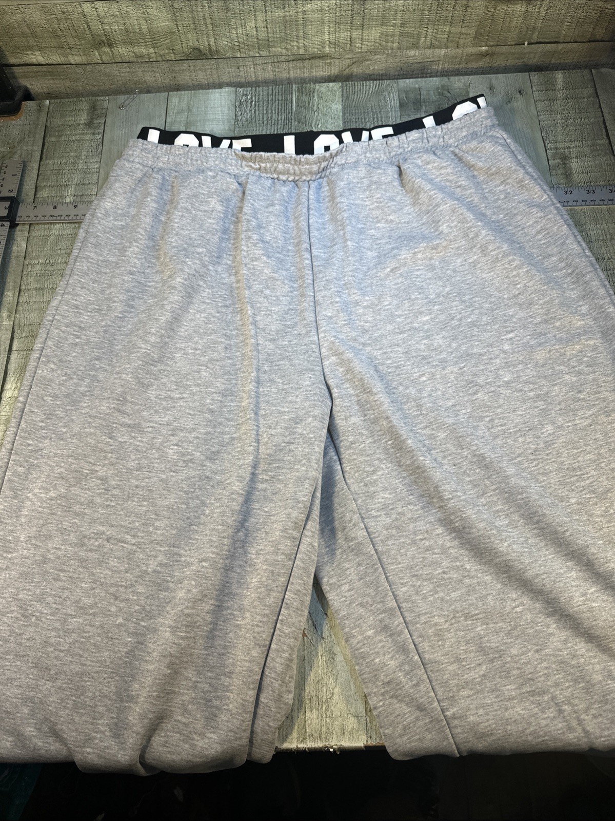 Shein Curve Jogger Style Pants Grey Baggy Size 3XL