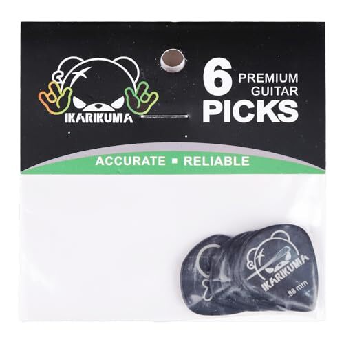 IKARIKUMA Angry Bear DLA Series Guitar Pick POM Material Durab From Japan