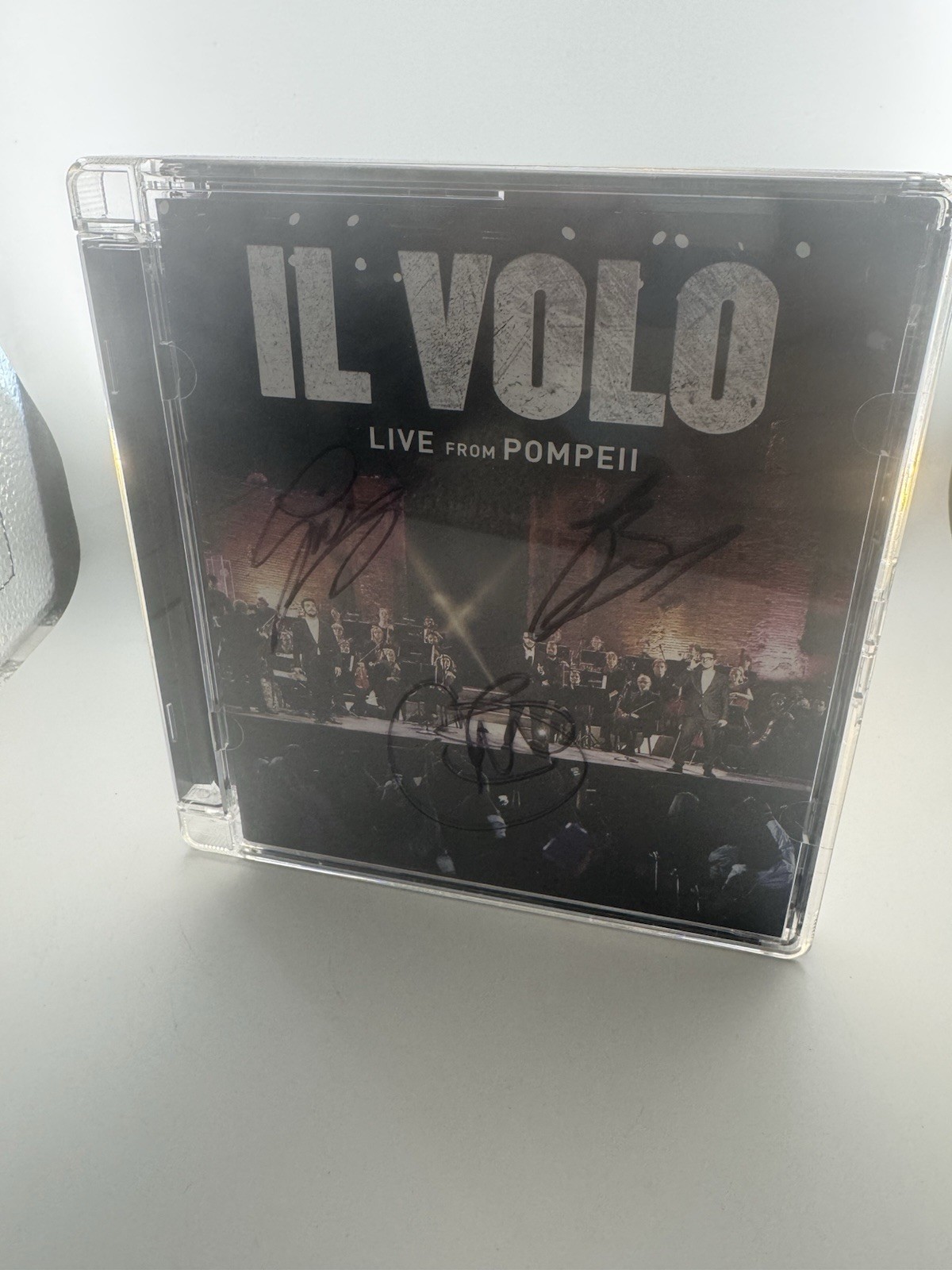 Il Volo Live from Pompeii Autographed DVD Cover Signed
