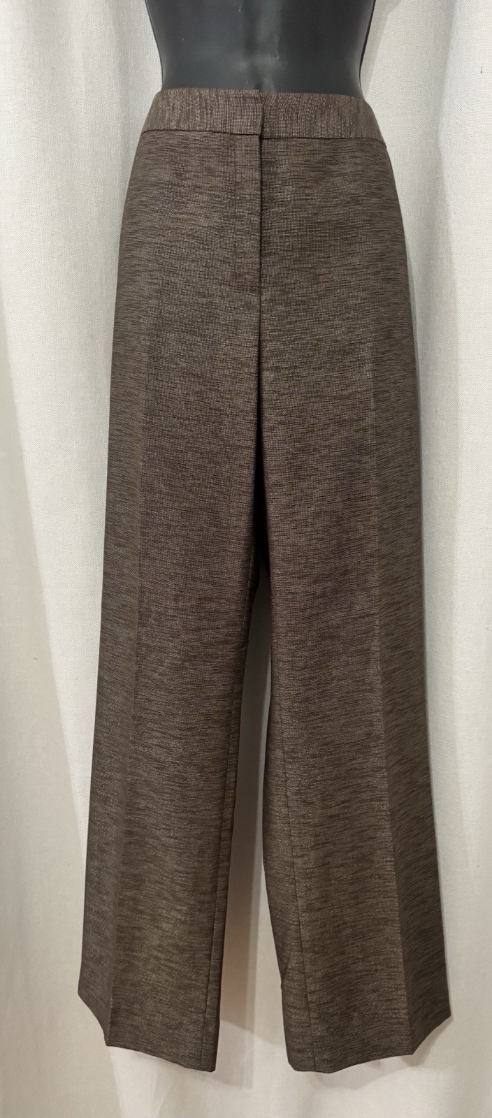 Lafayette 148 Women\'s Brown Shimmer Dress Pants Size 6 Wool Blend Lafayette 148 Women\'s Brown Shimmer Dress Pants Size 6 Wool Blend