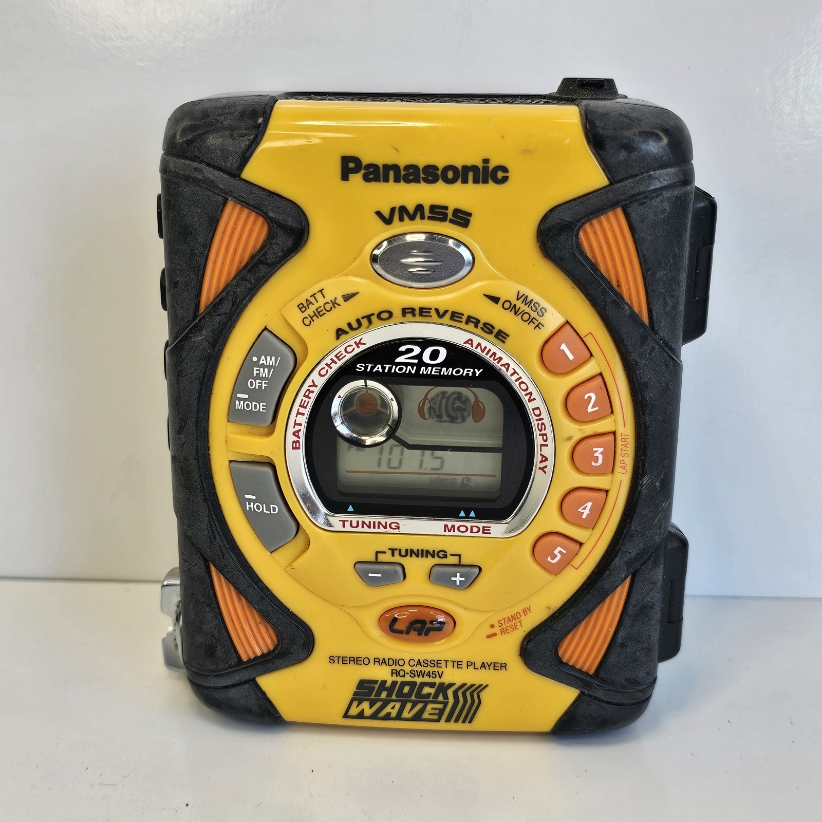 Panasonic RQ-SW45V Shockwave XBS AM/FM - Cassette Does NOT Work - For Repair Panasonic RQ-SW45V Shockwave XBS AM/FM - Cassette Does NOT Work - For Repair