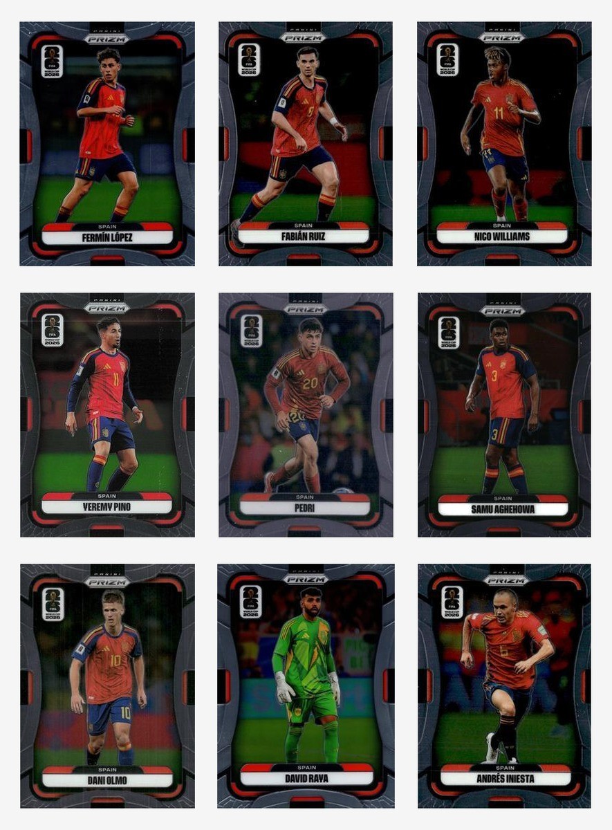 2026 Prizm FIFA World Cup - Spain (10) Card Lot B
