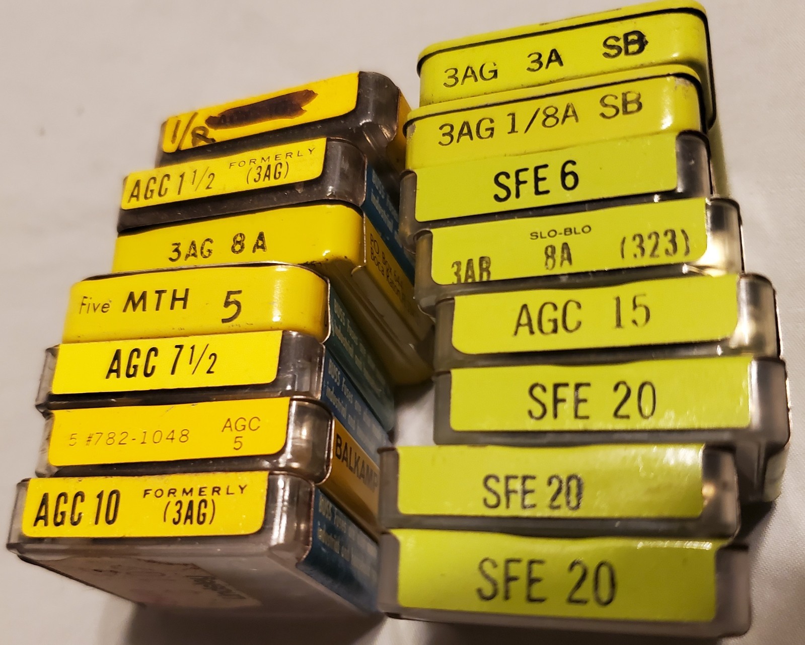 LITTLE FUSE & BUSS FUSES ~ MIXED / ASSORTED - 75 FUSES