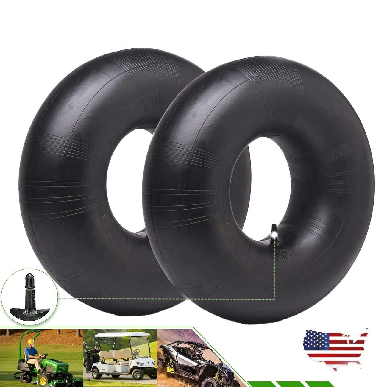 2x Riding Mower Lawn Tractor ATV 20x8.00-8 20x8-8 20x10.00-8 20x10-8 Inner Tube