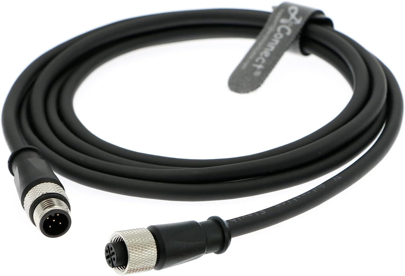 M12 5 Pin Male A-Code to 5 Pin Female A-Code Industrial Shielded Cable Aviation M12 5 Pin Male A-Code to 5 Pin Female A-Code Industrial Shielded Cable Aviation