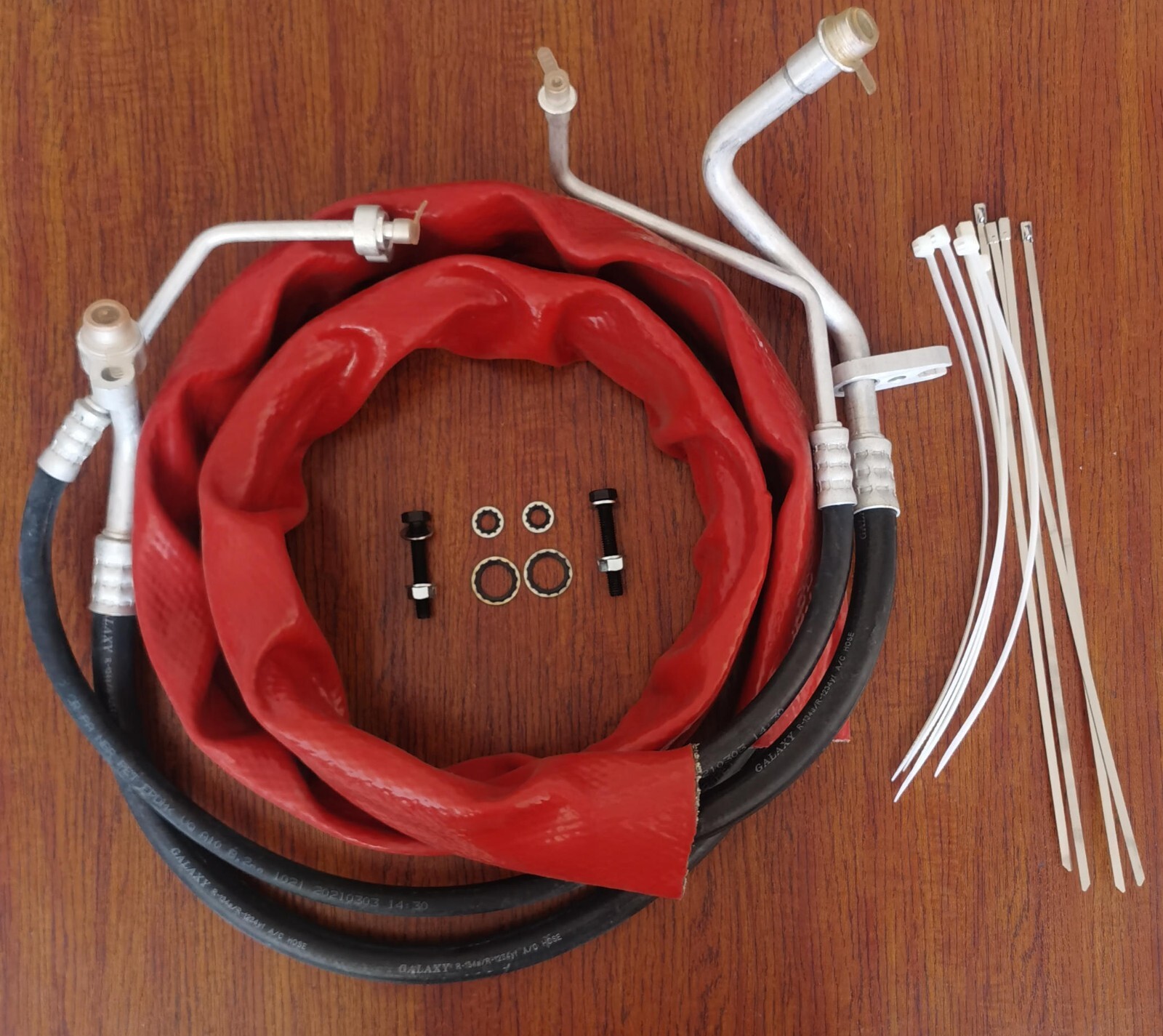 Rear Aux A/C Hose Lines Kit All 2012-19 Chrysler Town & Country