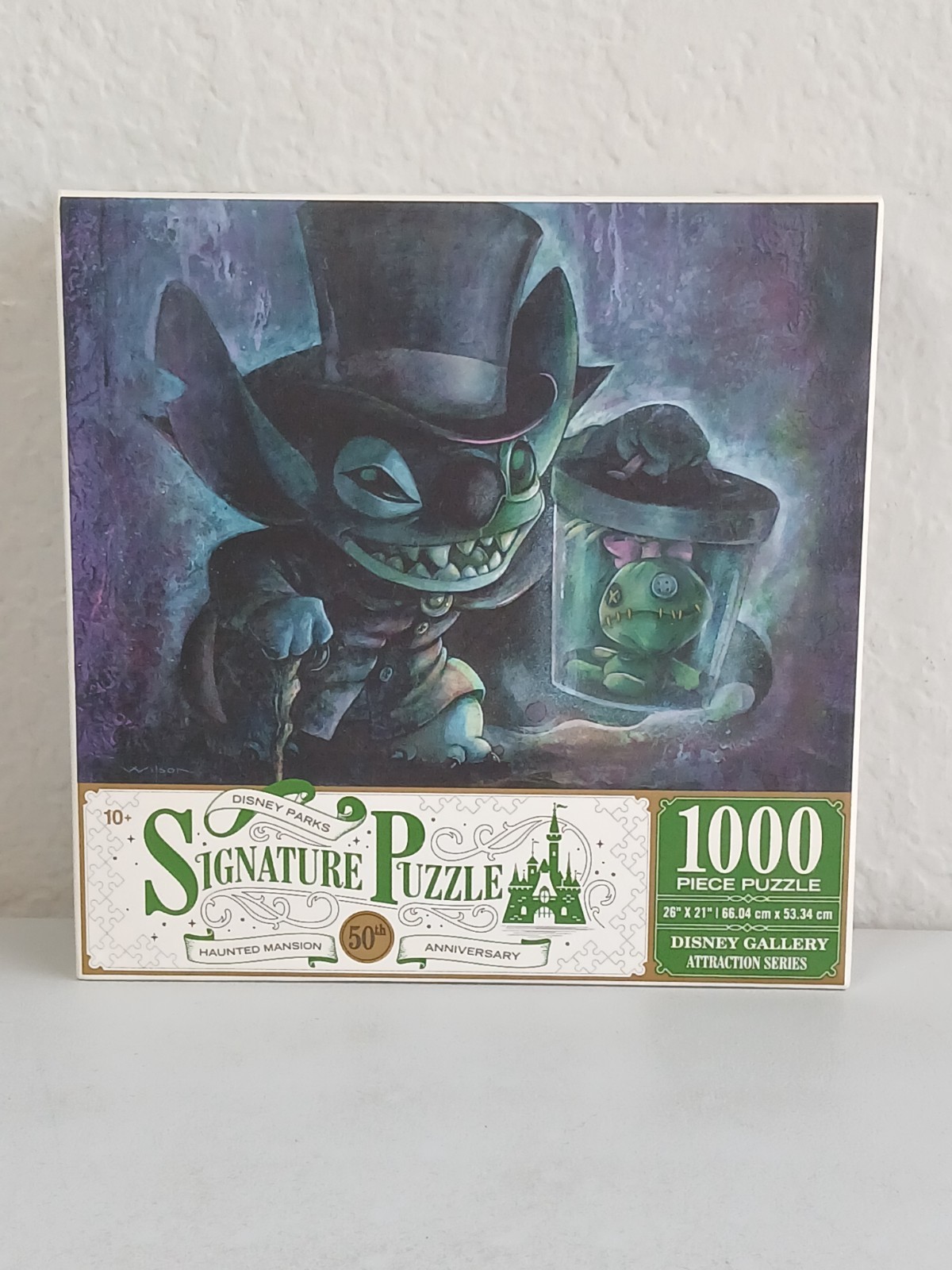 Disney Parks STITCH HATBOX Haunted Mansion 50th Jigsaw Puzzle 1000 pcs Sealed Disney Parks STITCH HATBOX Haunted Mansion 50th Jigsaw Puzzle 1000 pcs Sealed