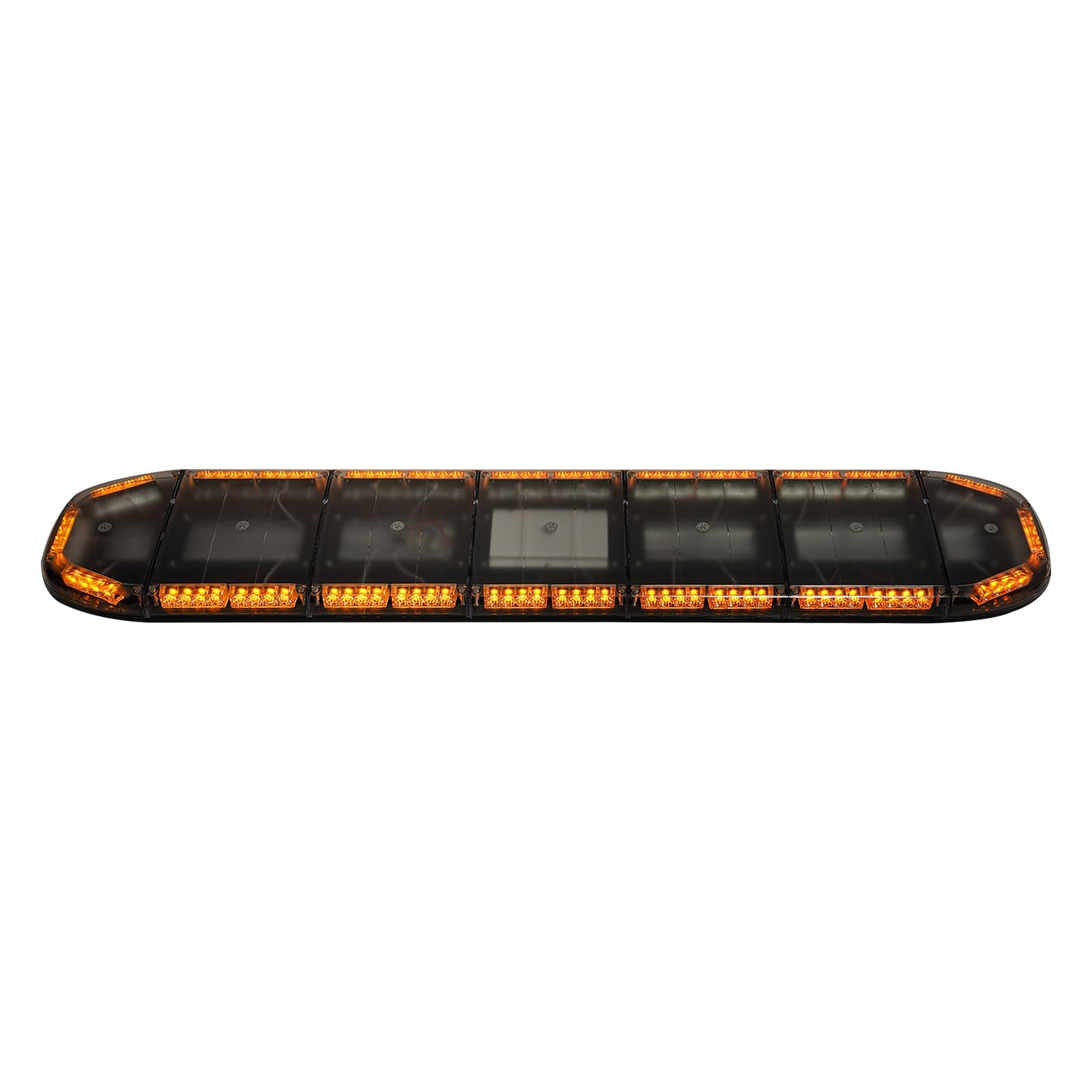 104 LED 60 inch Roof Top Emergency Strobe Light Bar Amber Yellow Warning Beacon