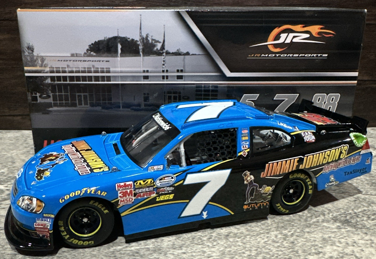 2011 Jimmie Johnson #7 Anything With An Engine Impala 1:24 Action NASCAR Diecast