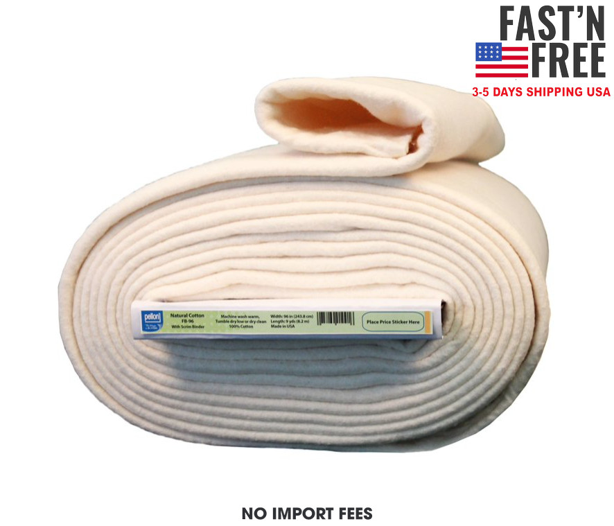 Pellon Natural Cotton Batting, off-White 96\ Pellon Natural Cotton Batting, off-White 96\