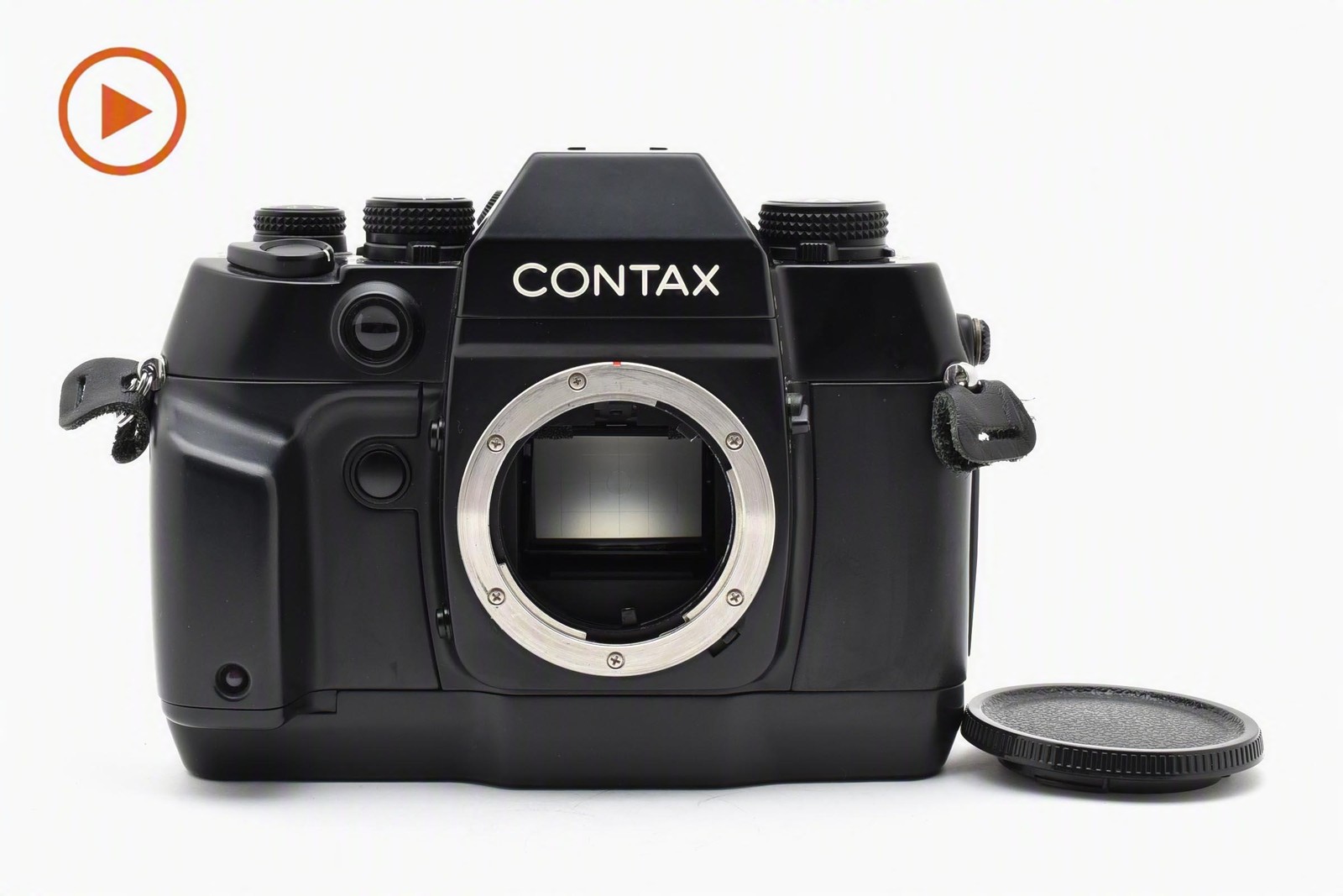 ⏯️ALL Works  [Near MINT] Contax AX SLR 35mm Film Camera Body Black From JAPAN