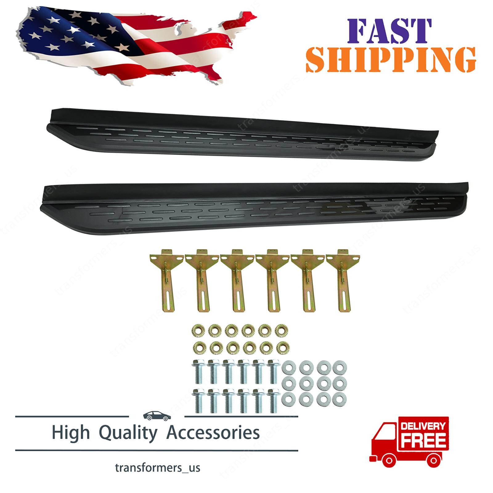 2PC Side Steps Nerf Bar Running Boards Fits For Jeep Grand Cherokee WL 2022-2026