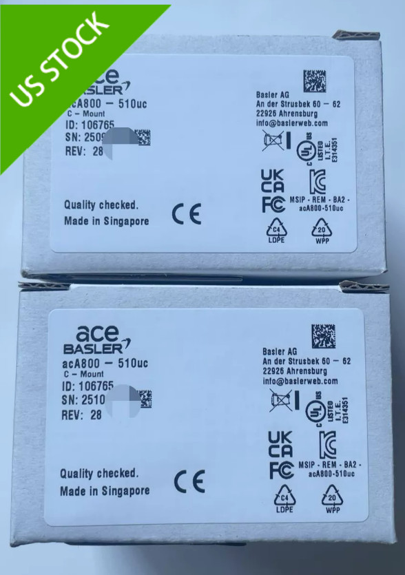 Urgent Ship NEW Original Basler acA800-510uc Industrial Camera US Stock