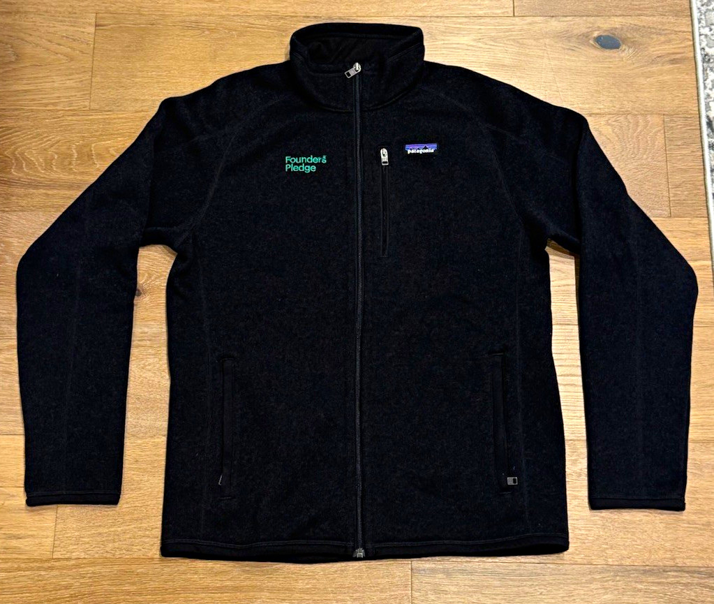 Patagonia Better Sweater Men\'s Black Full-Zip Fleece Jacket Size M