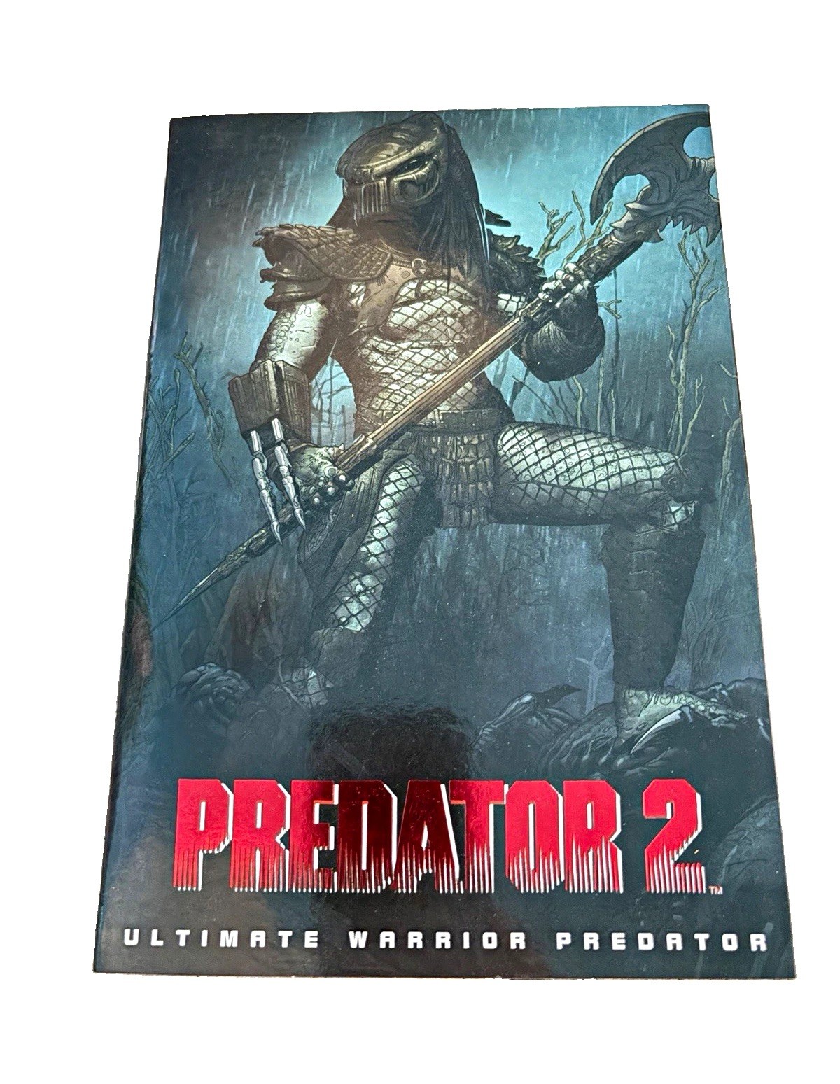 READ NECA Predator 2 Warrior Action Figure w/ Axe, Spears, Discs SHELF WEAR READ NECA Predator 2 Warrior Action Figure w/ Axe, Spears, Discs SHELF WEAR