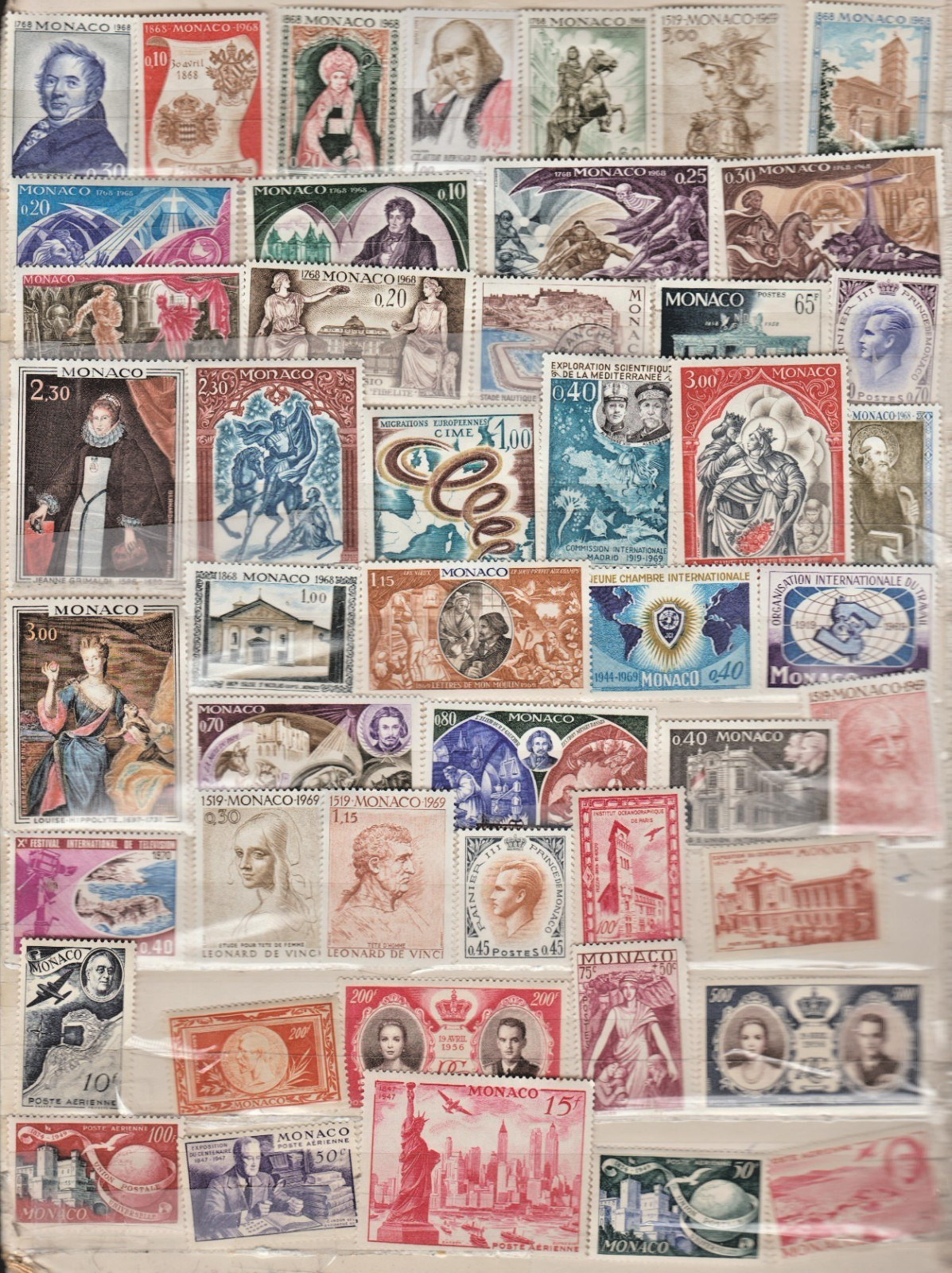 Monaco 47 stamps postage