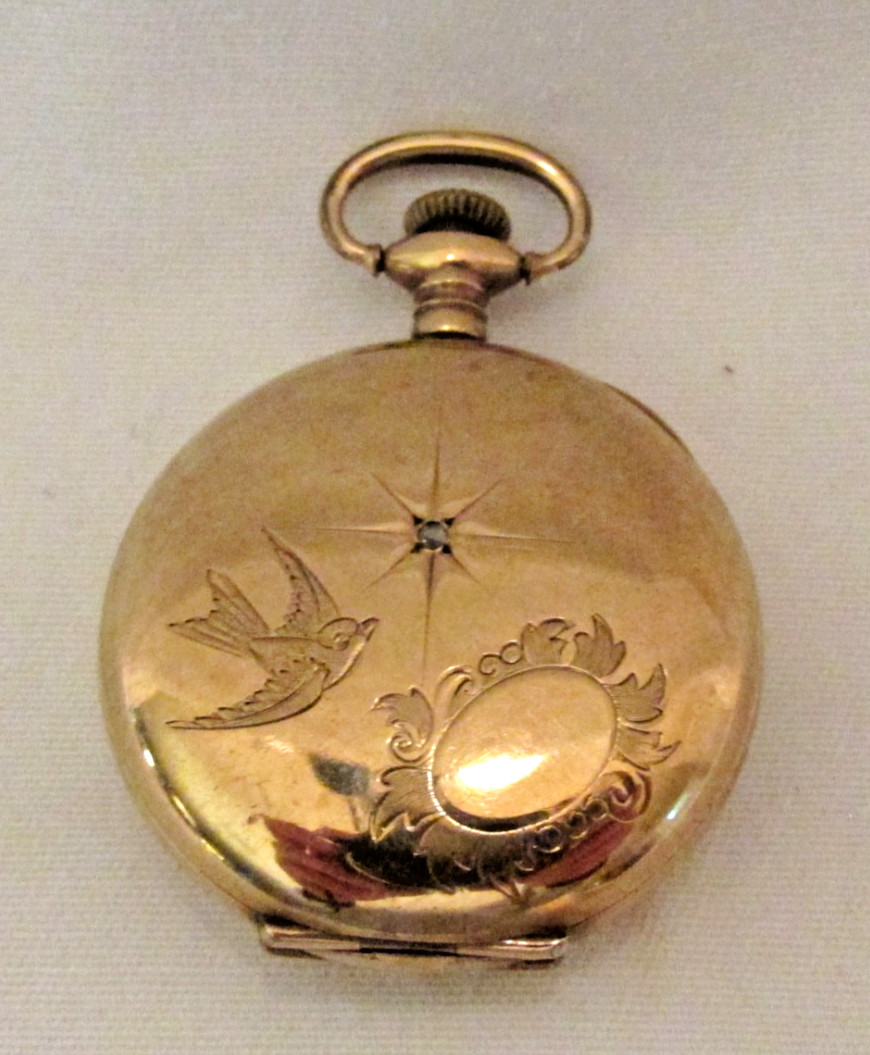 Antique Swiss Buran Watch Co., Size 4 Gold Filled Hunters Case Pocket Watch Antique Swiss Buran Watch Co., Size 4 Gold Filled Hunters Case Pocket Watch
