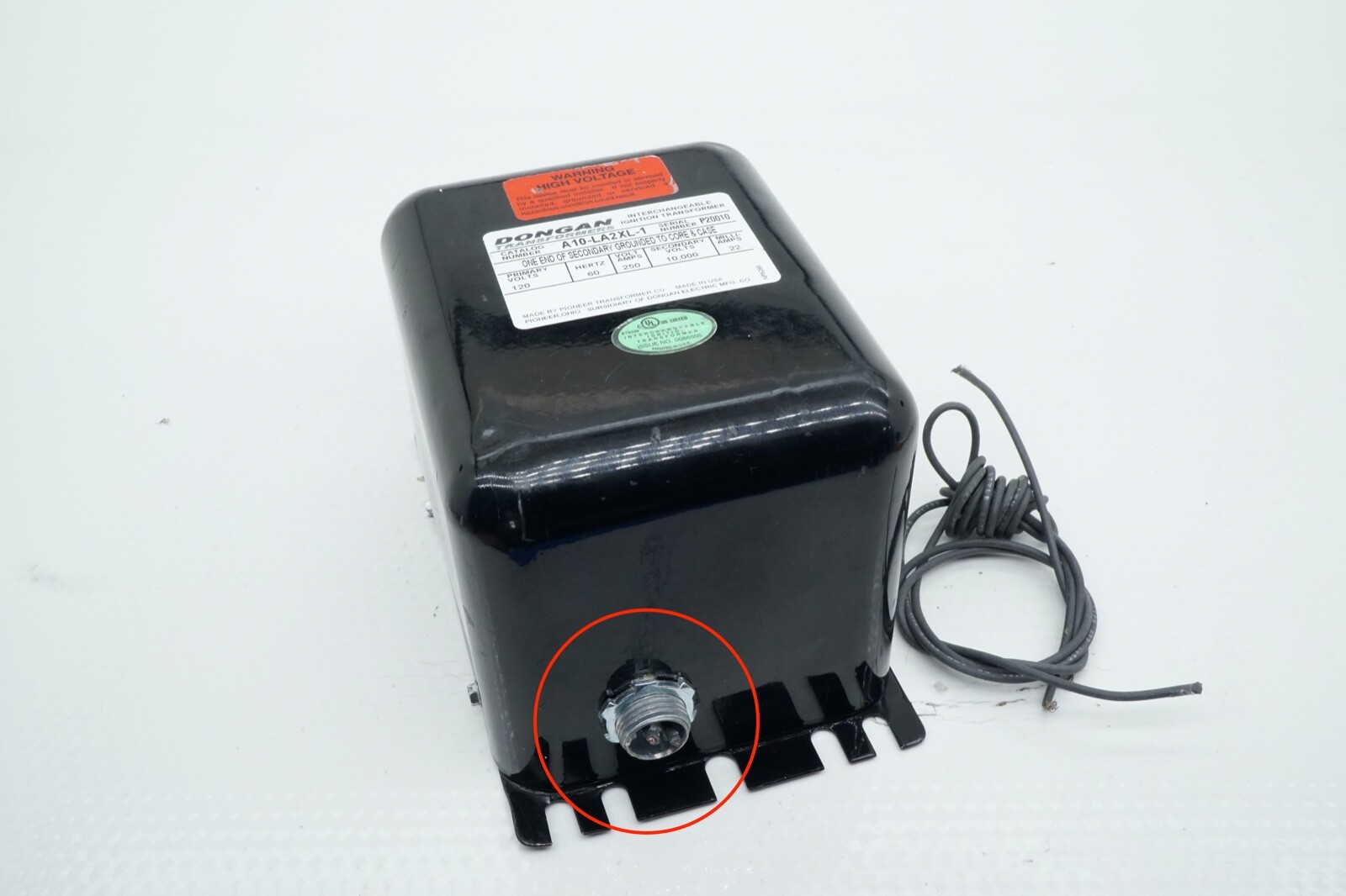 READ DESCRIPTION NEEDS REPAIRED Dongan Transformer A10-LA2XL-1 120V Primary READ DESCRIPTION NEEDS REPAIRED Dongan Transformer A10-LA2XL-1 120V Primary