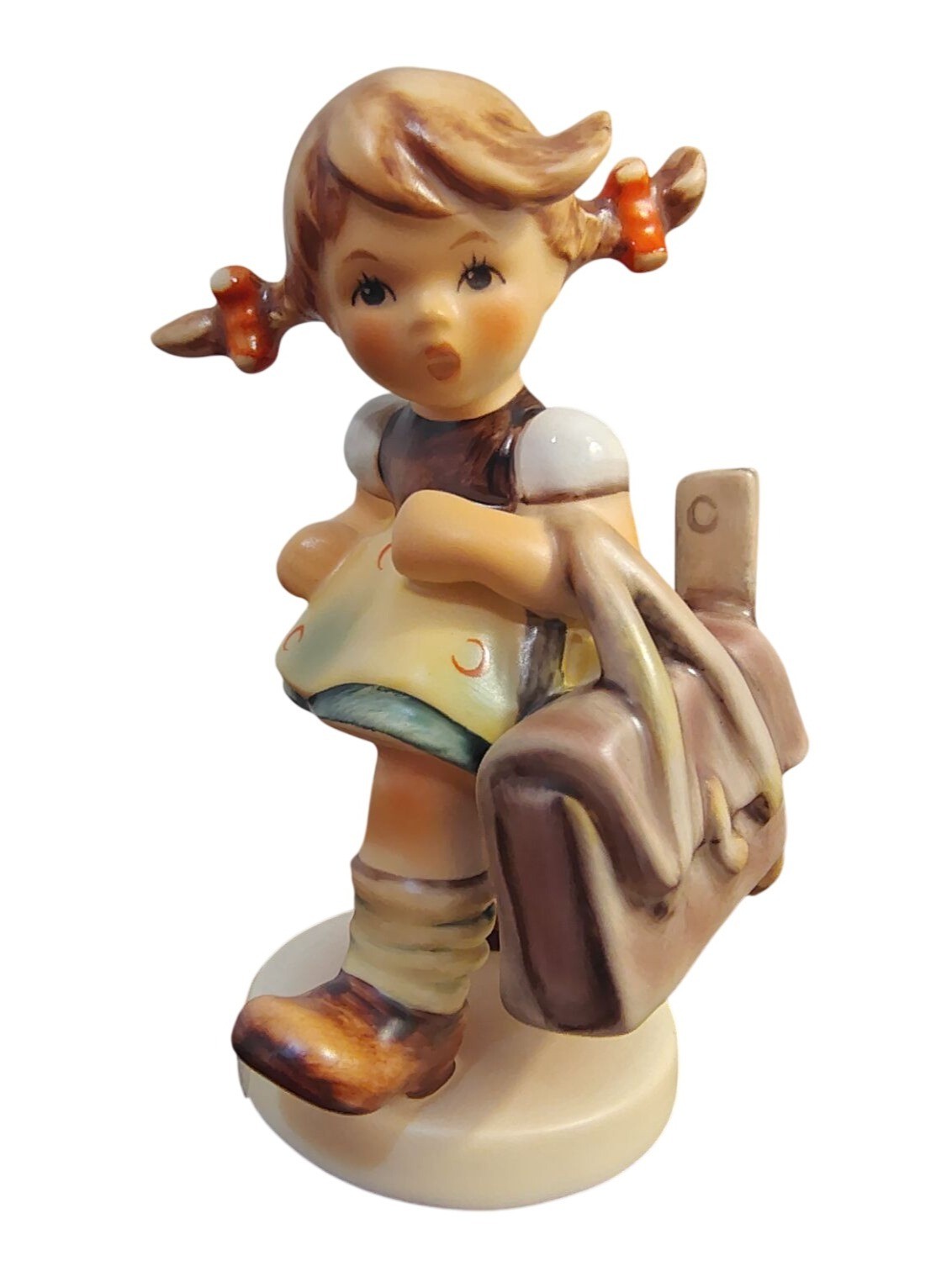 Vintage Goebel 1st Issue School\'s Out Figurine, 1997 Hummel Little Girl Germany Vintage Goebel 1st Issue School\'s Out Figurine, 1997 Hummel Little Girl Germany
