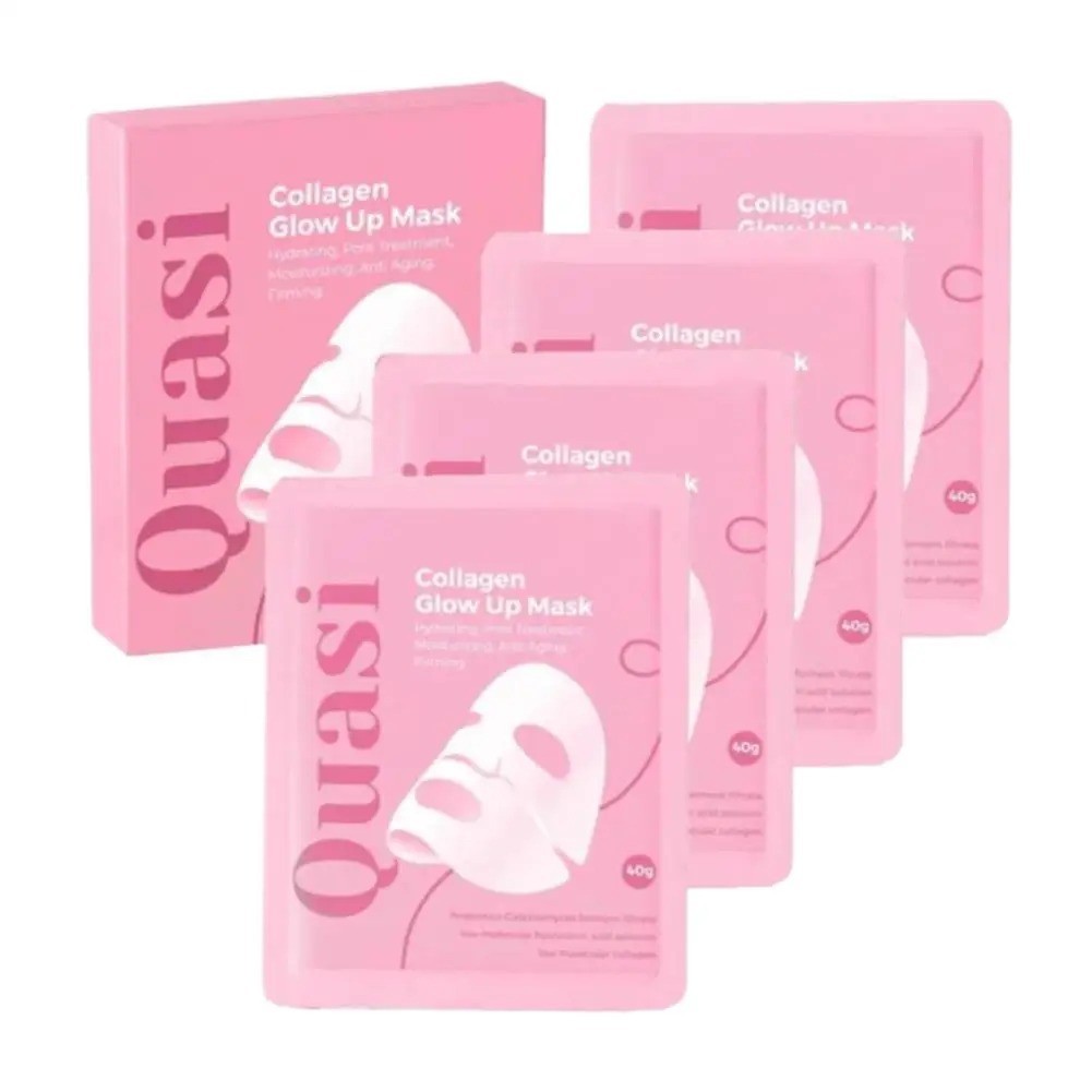 Quasi-Collagen Glow Up Hydrating & Firming Facial Mask (4 Pcs/Box)