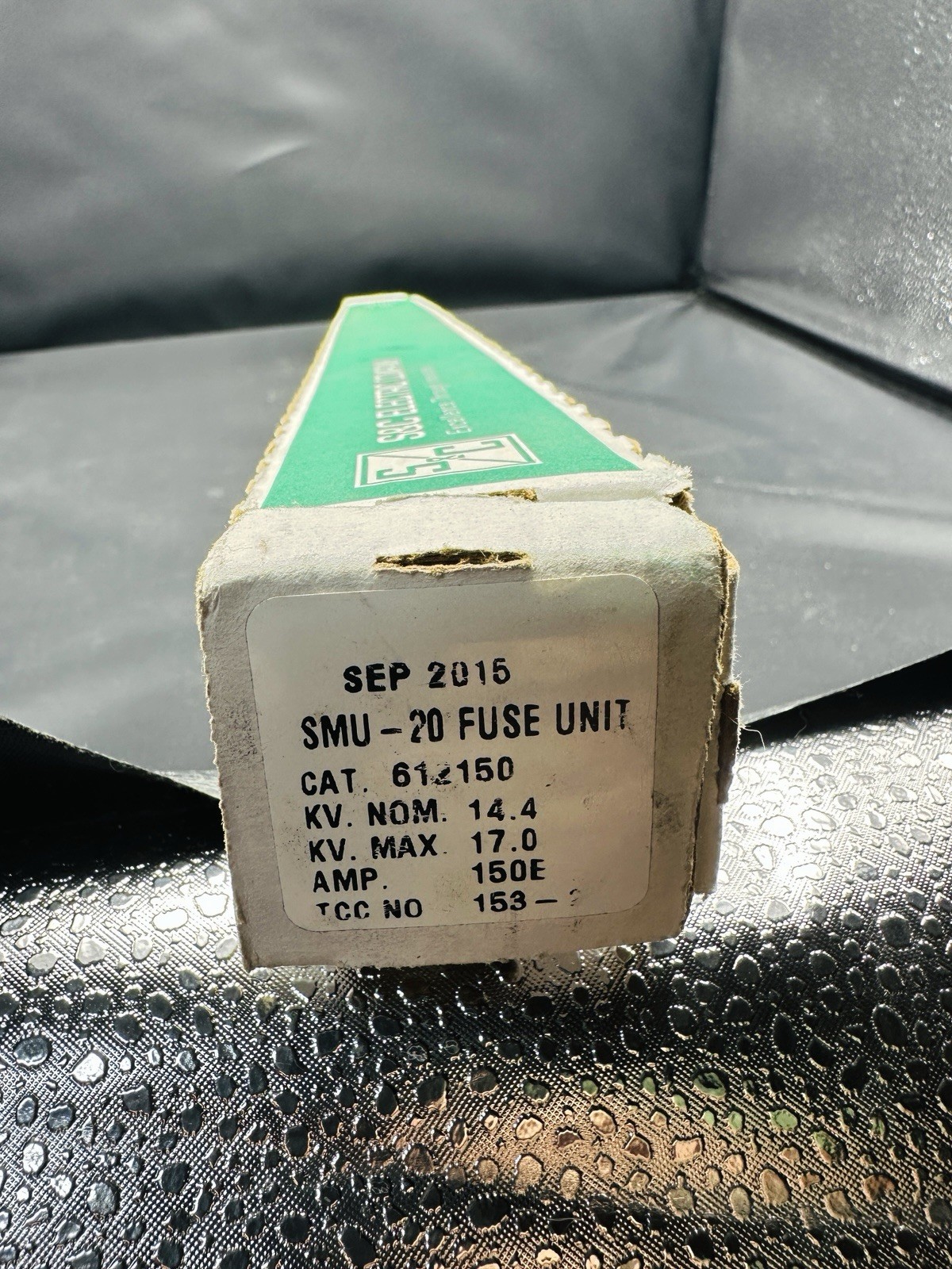 S&C SMU-20 Fuse Unit Cat. 612150 - 150E AMP -kV Nom. 14.4 kV Max. 17.0 TCC 153 S&C SMU-20 Fuse Unit Cat. 612150 - 150E AMP -kV Nom. 14.4 kV Max. 17.0 TCC 153