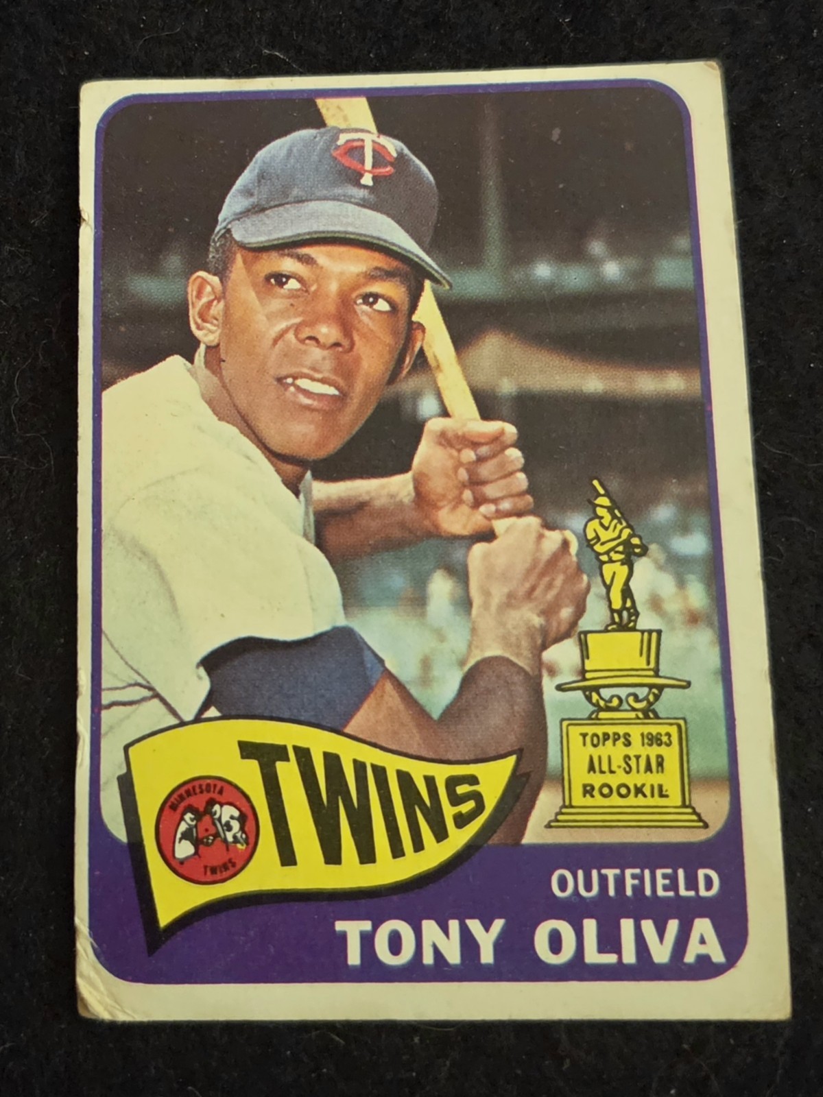 1965 Topps - Tony Oliva #340 - Minnesota Twins HOF VG