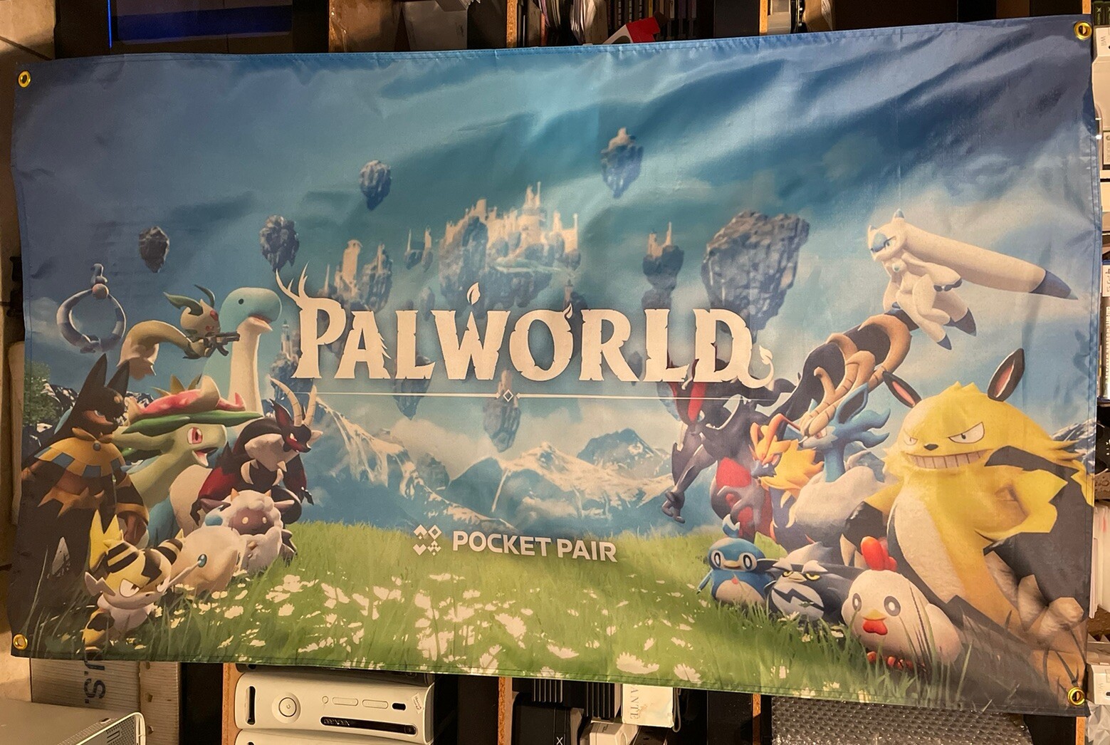 GIANT 5' PALWORLD FLAG BANNER Pokémon Pocket Pair XBOX PC