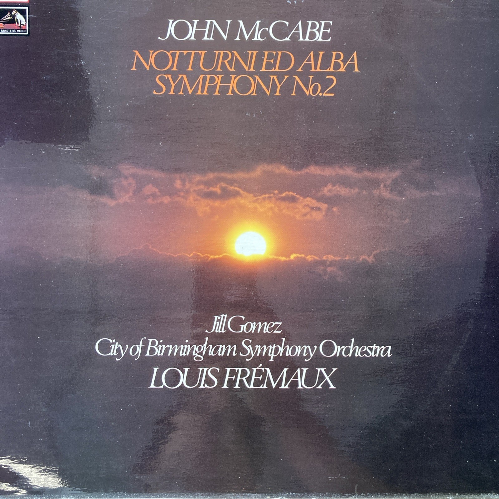 John McCabe Notturni Ed Alba Symphony No.2 Jill Gomez Louis Fremaux EMI LP UK