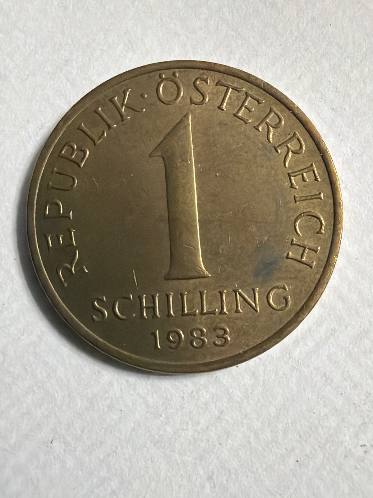 1983 Austrian 1 Schilling coin
