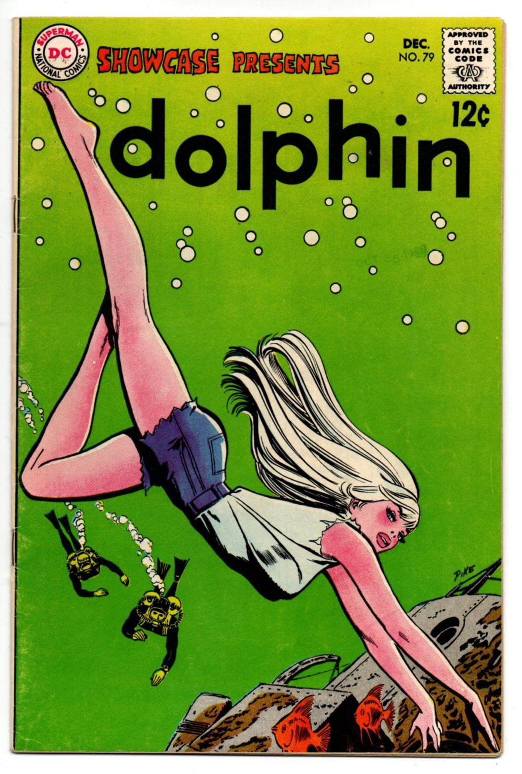 Showcase #79 VF- 7.5 Key 1st Appearance Dolphin DC Silver Age Comics 1968 Showcase #79 VF- 7.5 Key 1st Appearance Dolphin DC Silver Age Comics 1968
