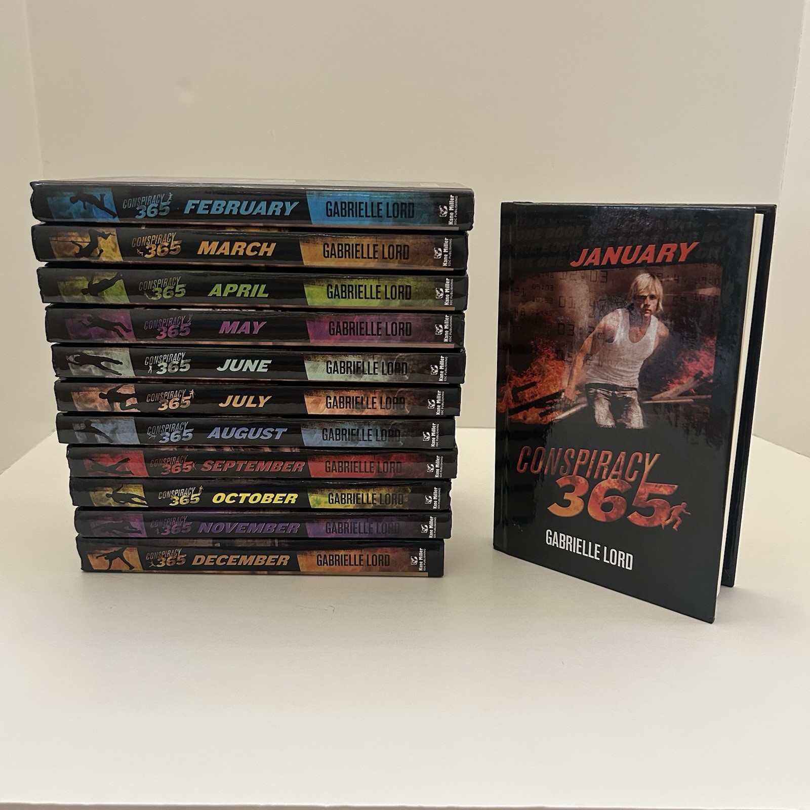 Conspiracy 365 12 Book Set Lot Complete Hardcover Jan. - Dec. Gabrielle Lord Conspiracy 365 12 Book Set Lot Complete Hardcover Jan. - Dec. Gabrielle Lord