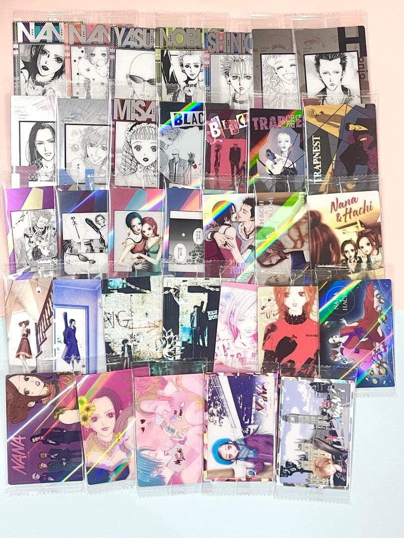 NANA Twin Wafers Complete 33 Card Set 25th Ai Yazawa Holo Nana Y2K Manga Rare