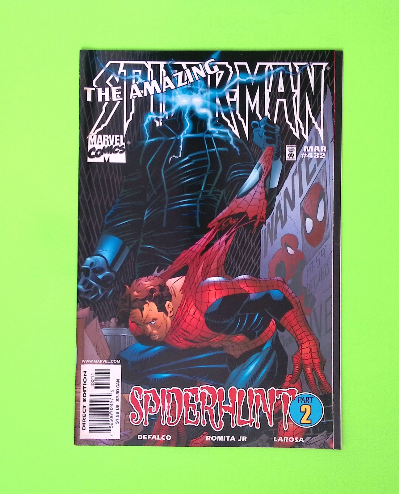 Amazing Spider-Man #432 Vol. 1 1998 Marvel Comics Higher Grade B162-61 Amazing Spider-Man #432 Vol. 1 1998 Marvel Comics Higher Grade B162-61