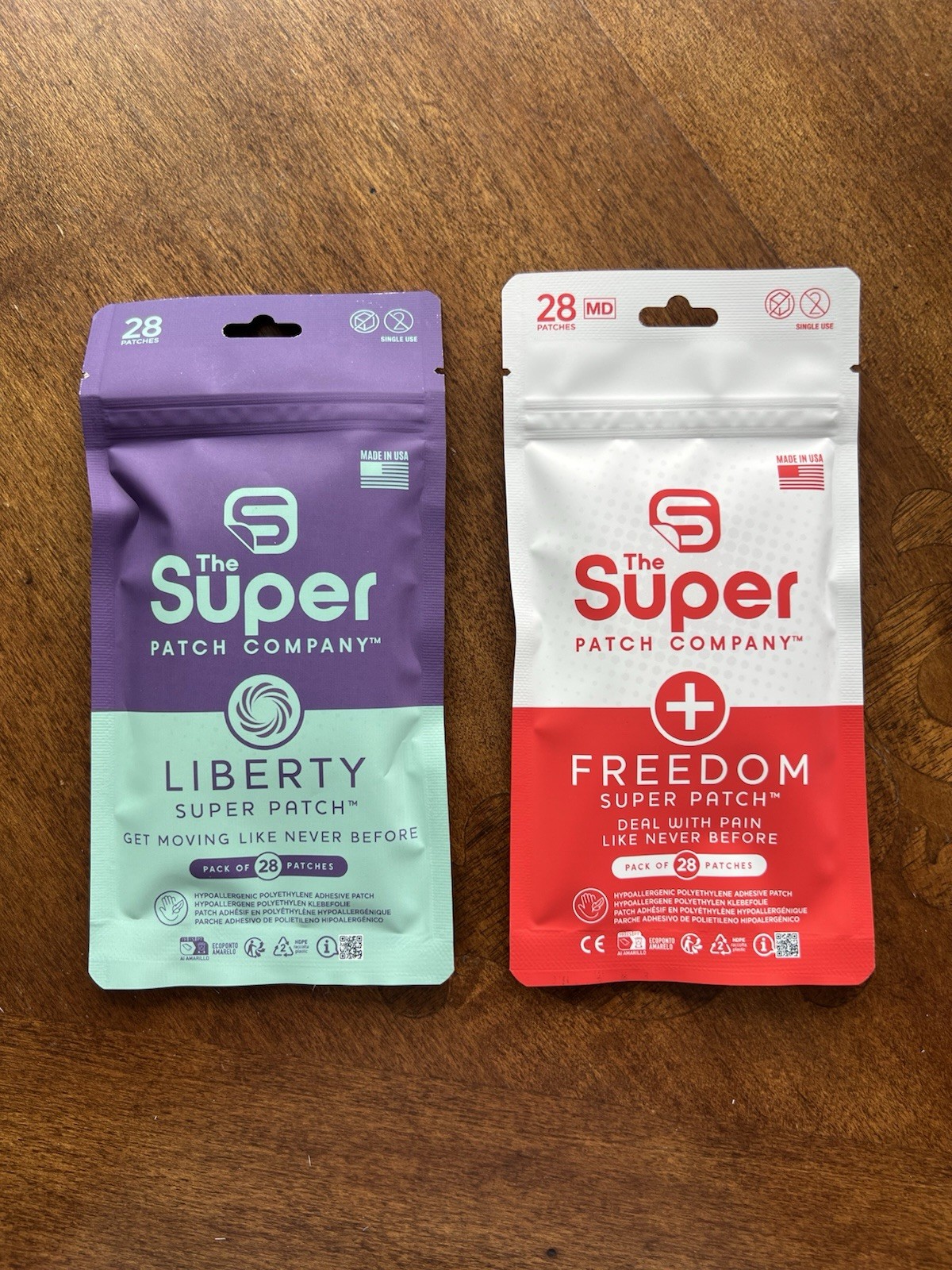 The Super Patch Company:The Liberty Patch & The Freedom Patch Pack Of 28 Patches